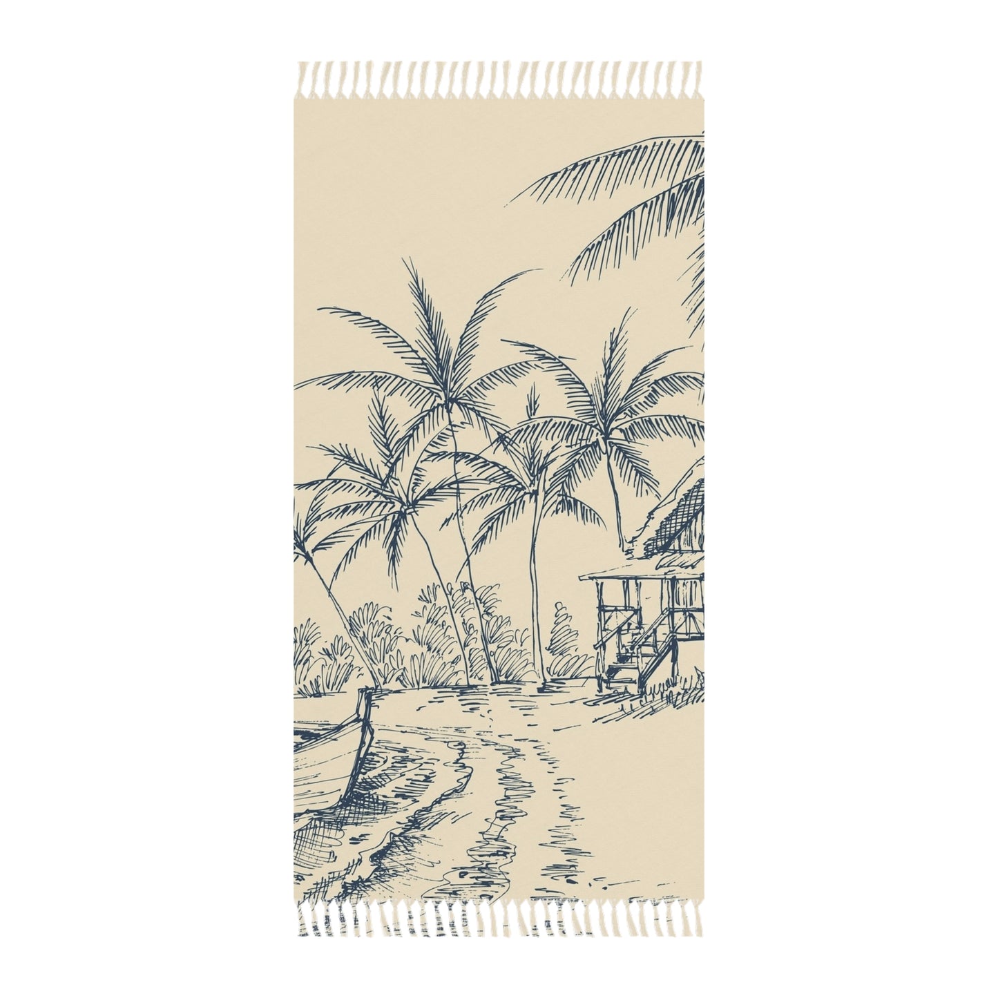 Boho Towel - Natural Island Coastal Design Series I