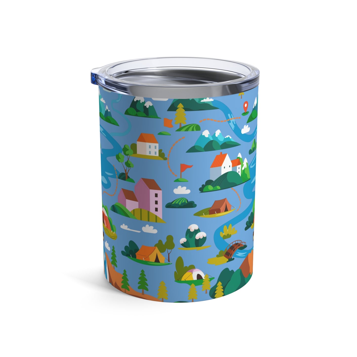 Blue Get Outside Tumbler 10oz