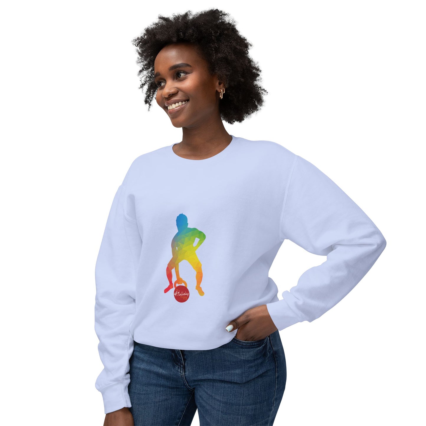 Lightweight Unisex Holliday Kettlebell Sweatshirt - We Lift You Up