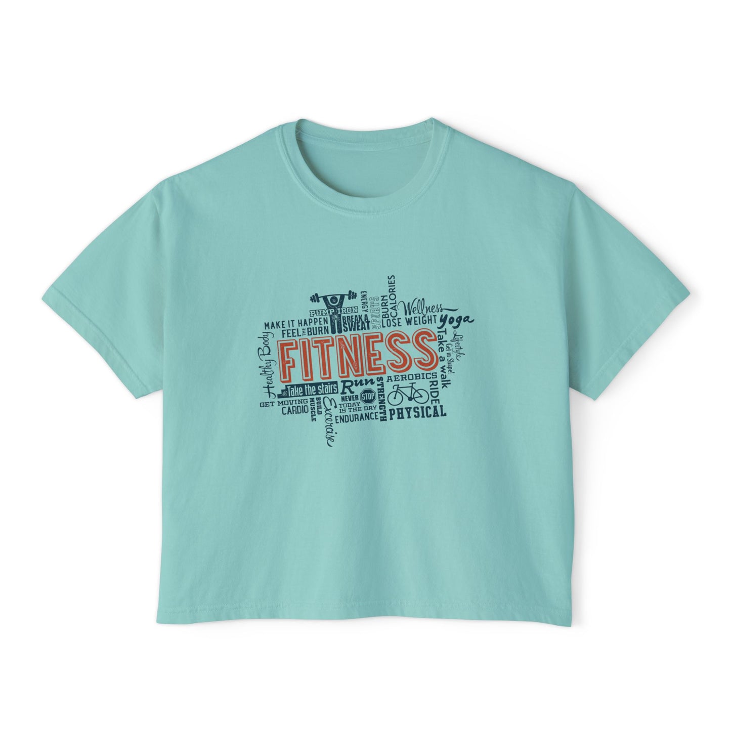 Boxy Tee - Fitness Crop Top for Women