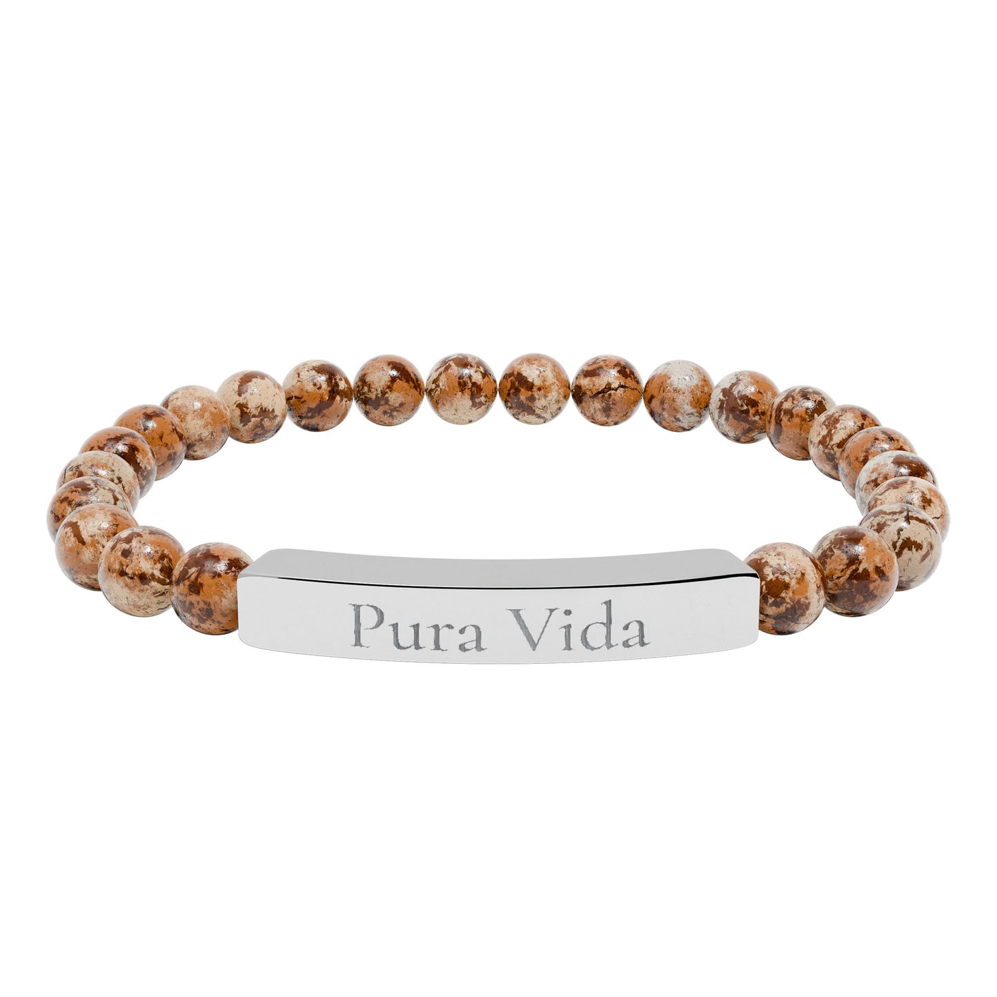 Pura Vida Natural Stone Stretch Bracelet | SALT COLLECTION | Hollidays