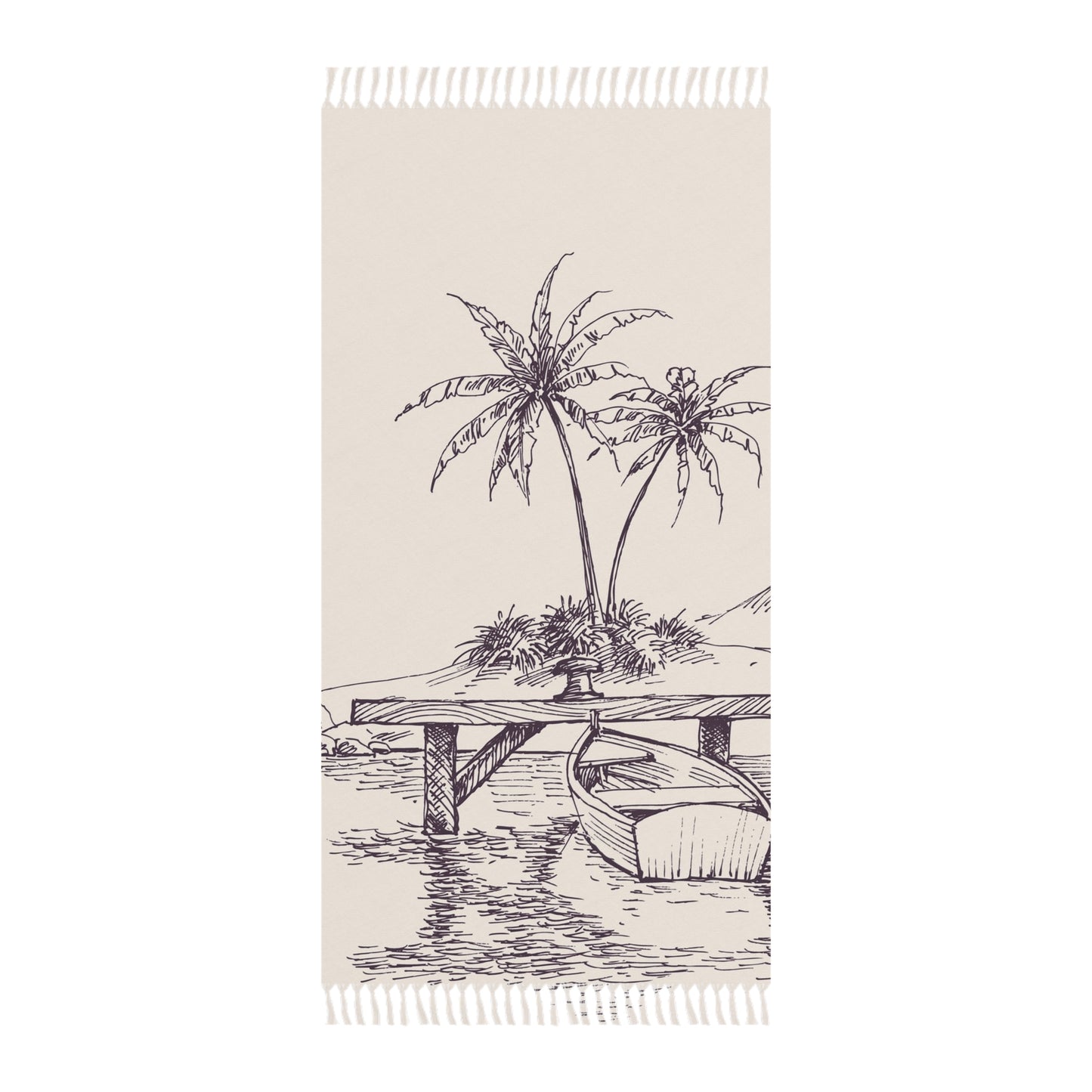 Boho Towel - Natural Island Coastal Design Series III
