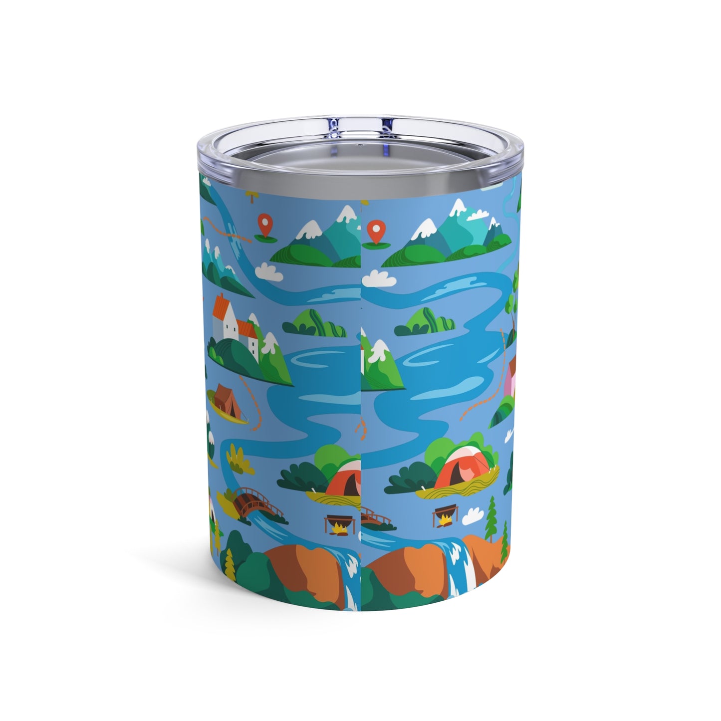 Blue Get Outside Tumbler 10oz
