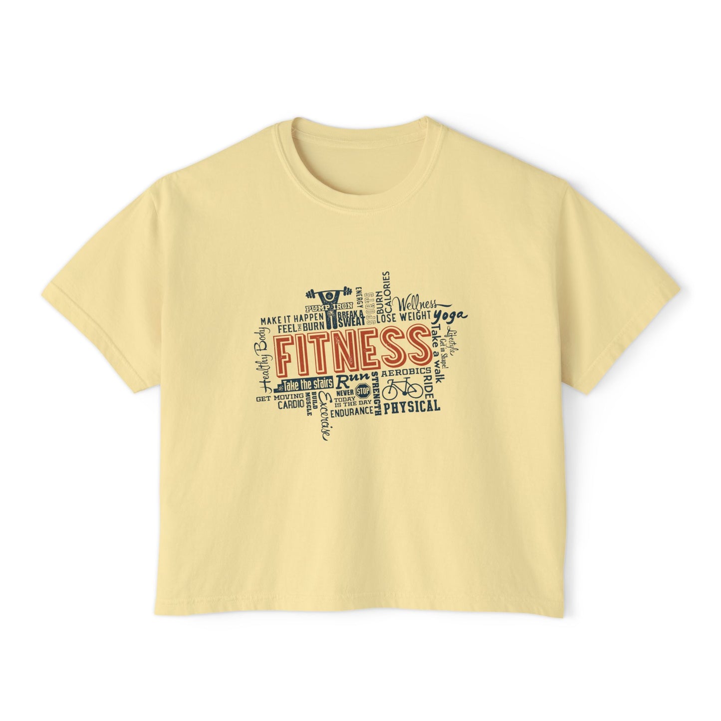 Boxy Tee - Fitness Crop Top for Women