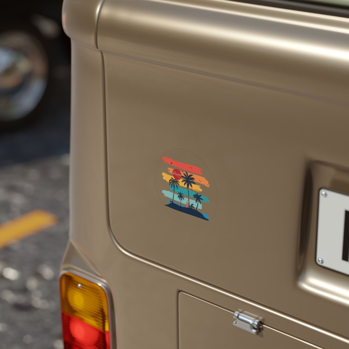 Island Car Sticker