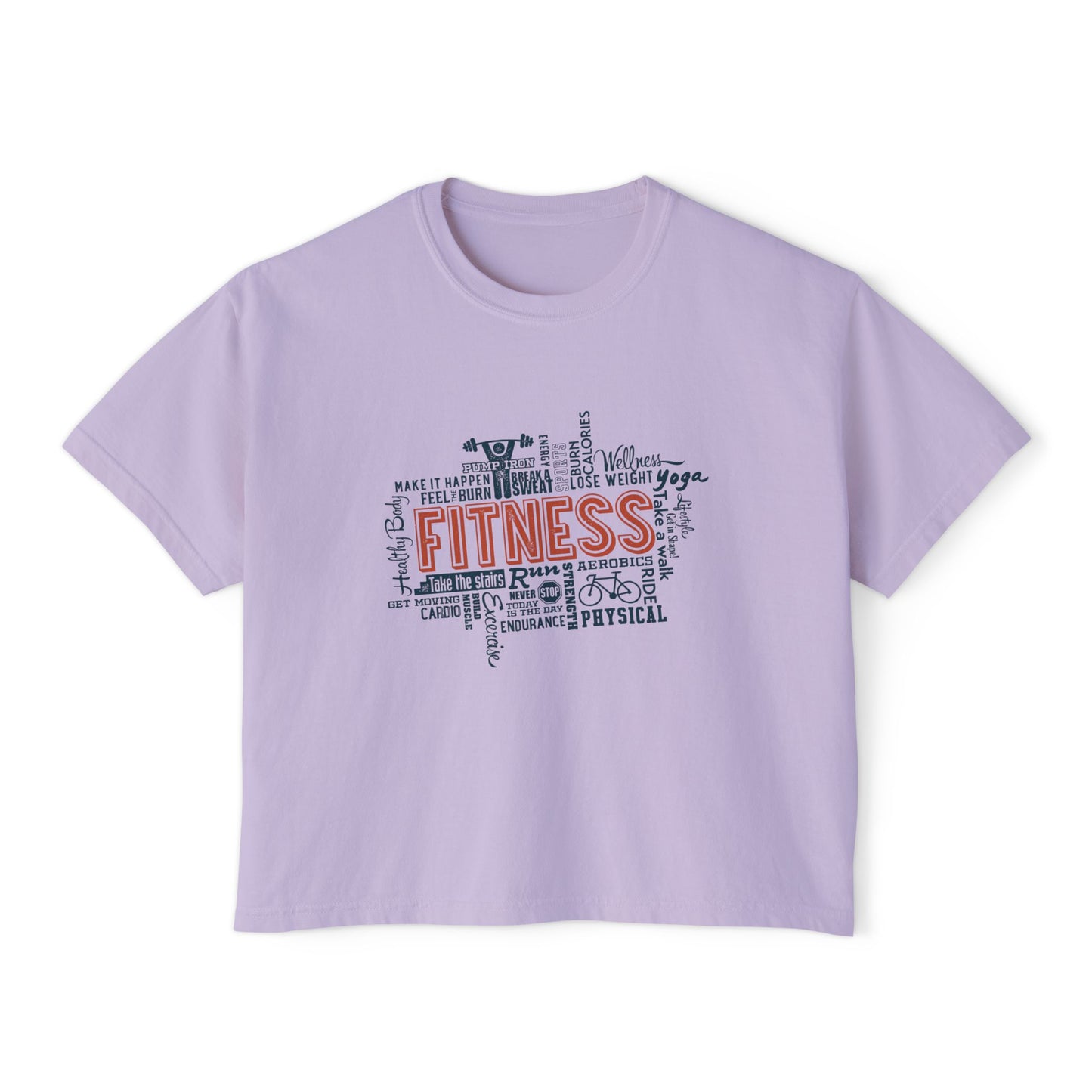 Boxy Tee - Fitness Crop Top for Women