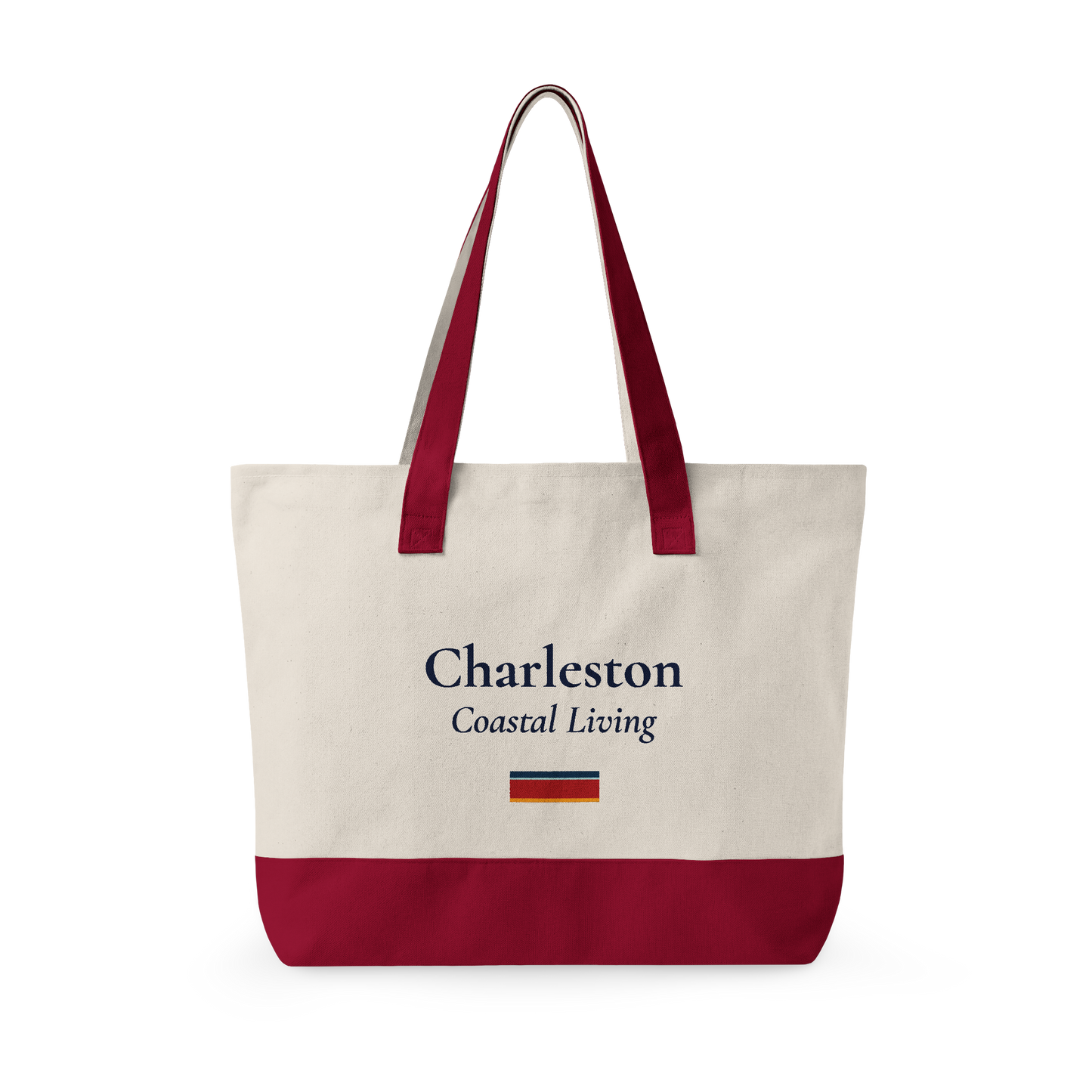 Charleston Zippered Canvas Tote | LOWCOUNTRY | Hollidays