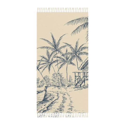 Boho Towel -  Natural Island Coastal Design Series I