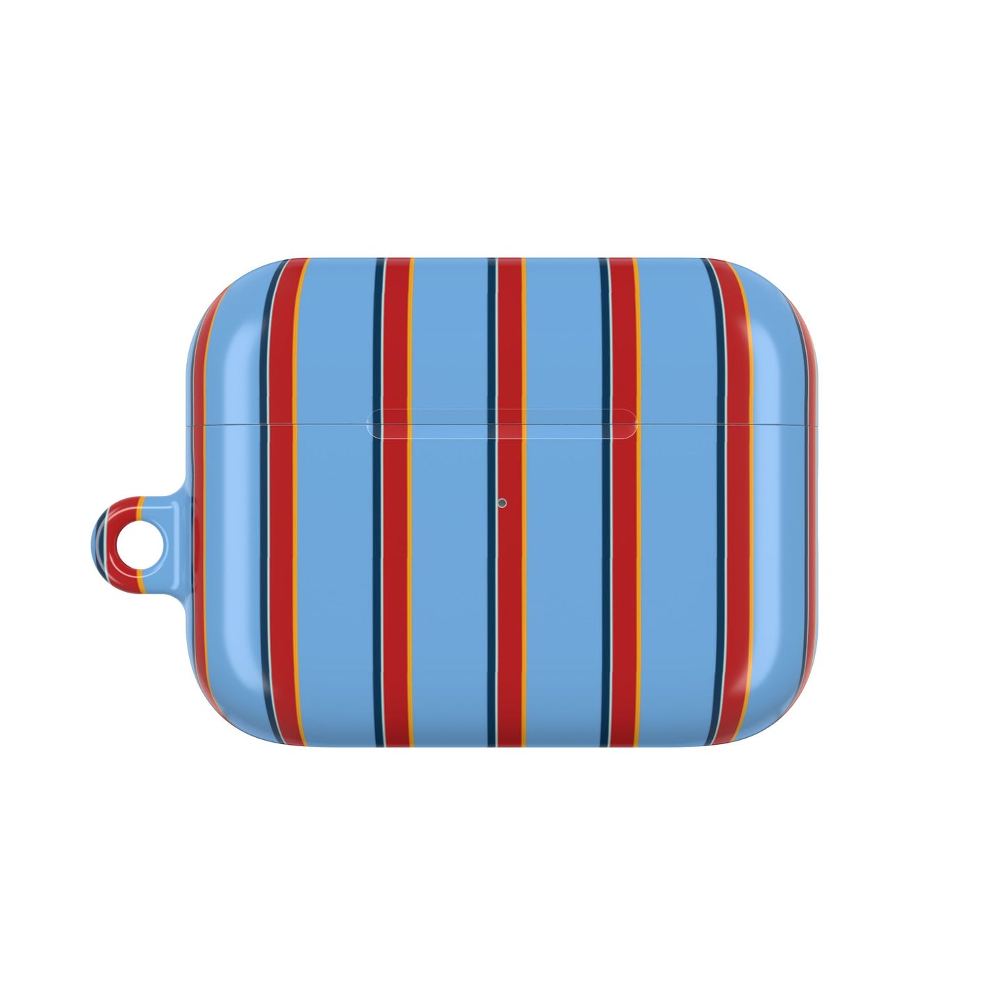 Holliday Striped AirPod Case - Blue