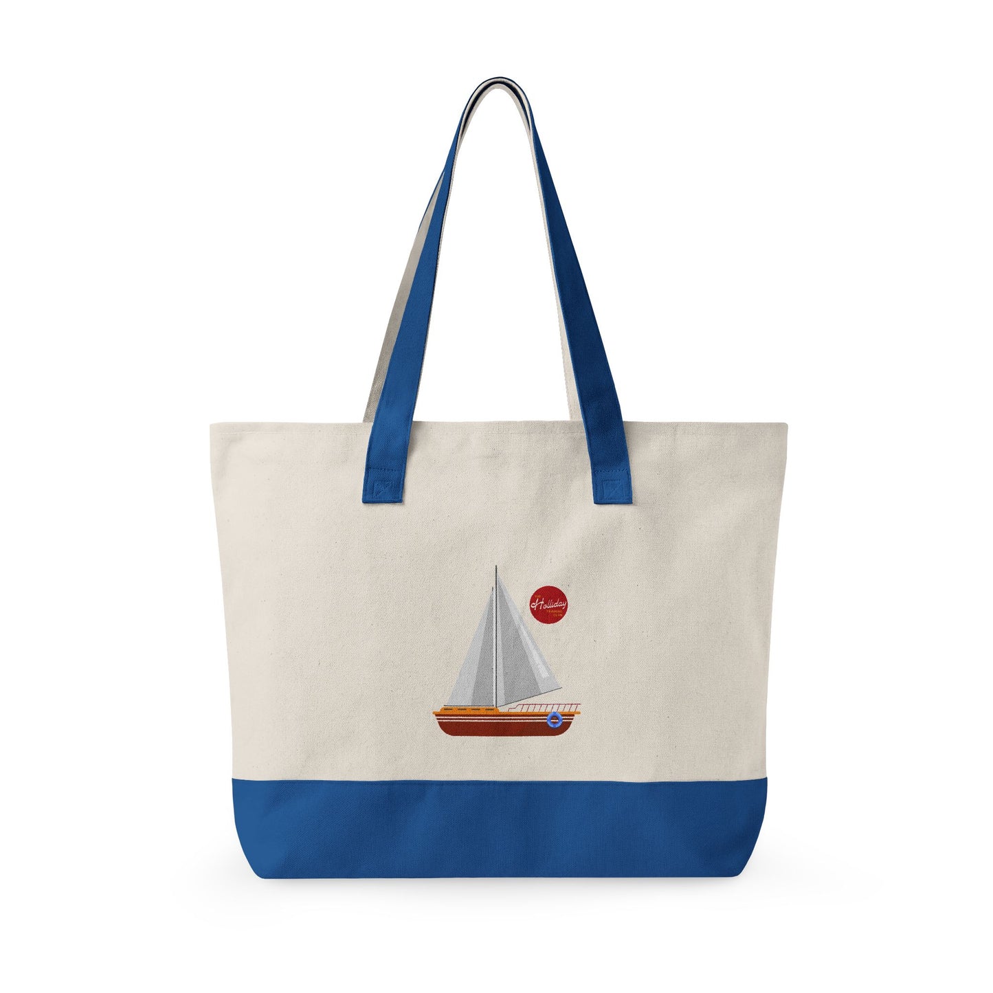 Charleston Harbor Zippered Canvas Tote — Holliday Training Club