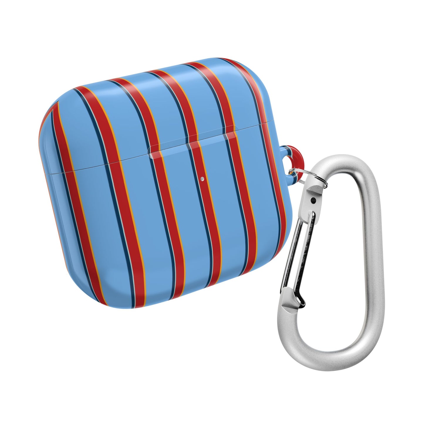 Holliday Striped AirPod Case - Blue
