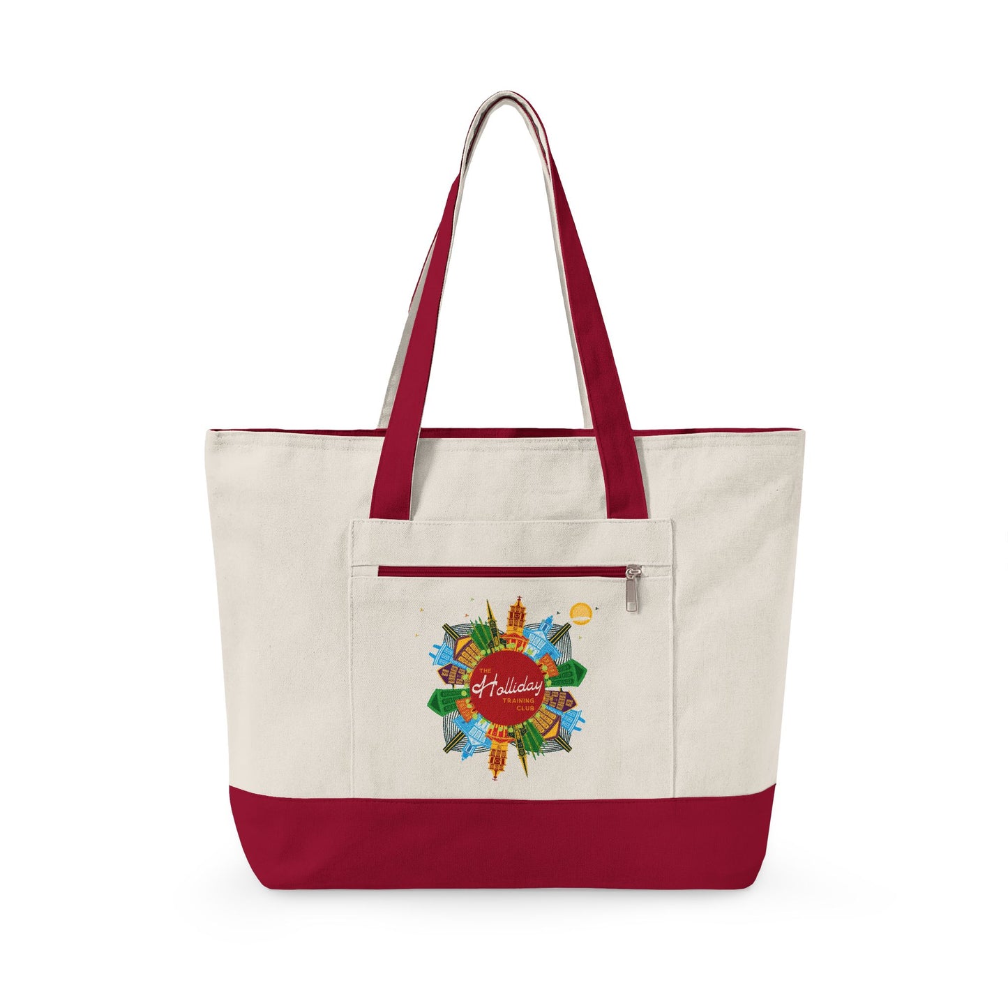 Charleston Zippered Canvas Tote | LOWCOUNTRY | Hollidays
