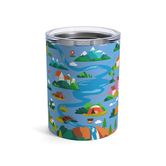 Blue Get Outside Tumbler 10oz