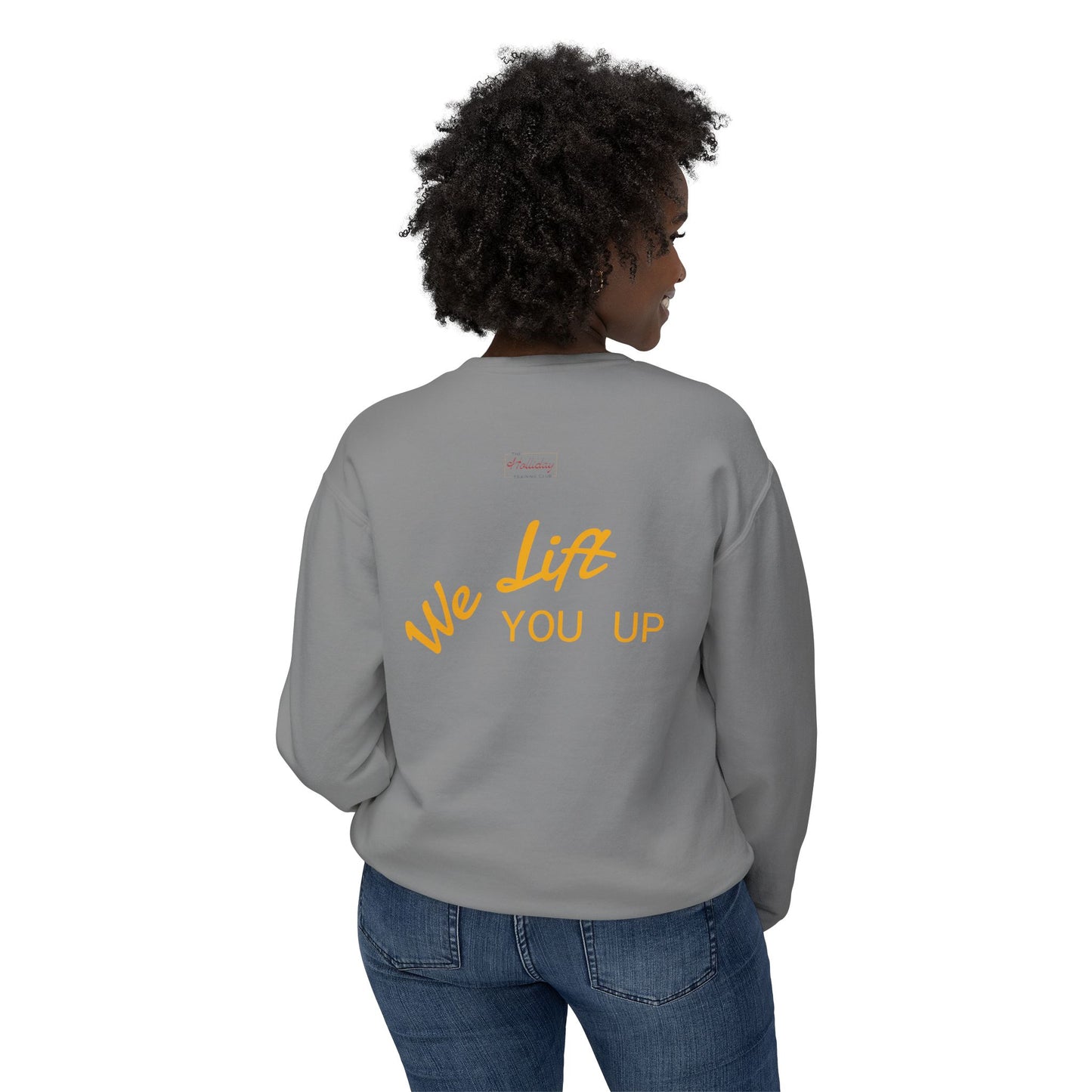 Lightweight Unisex Holliday Kettlebell Sweatshirt - We Lift You Up