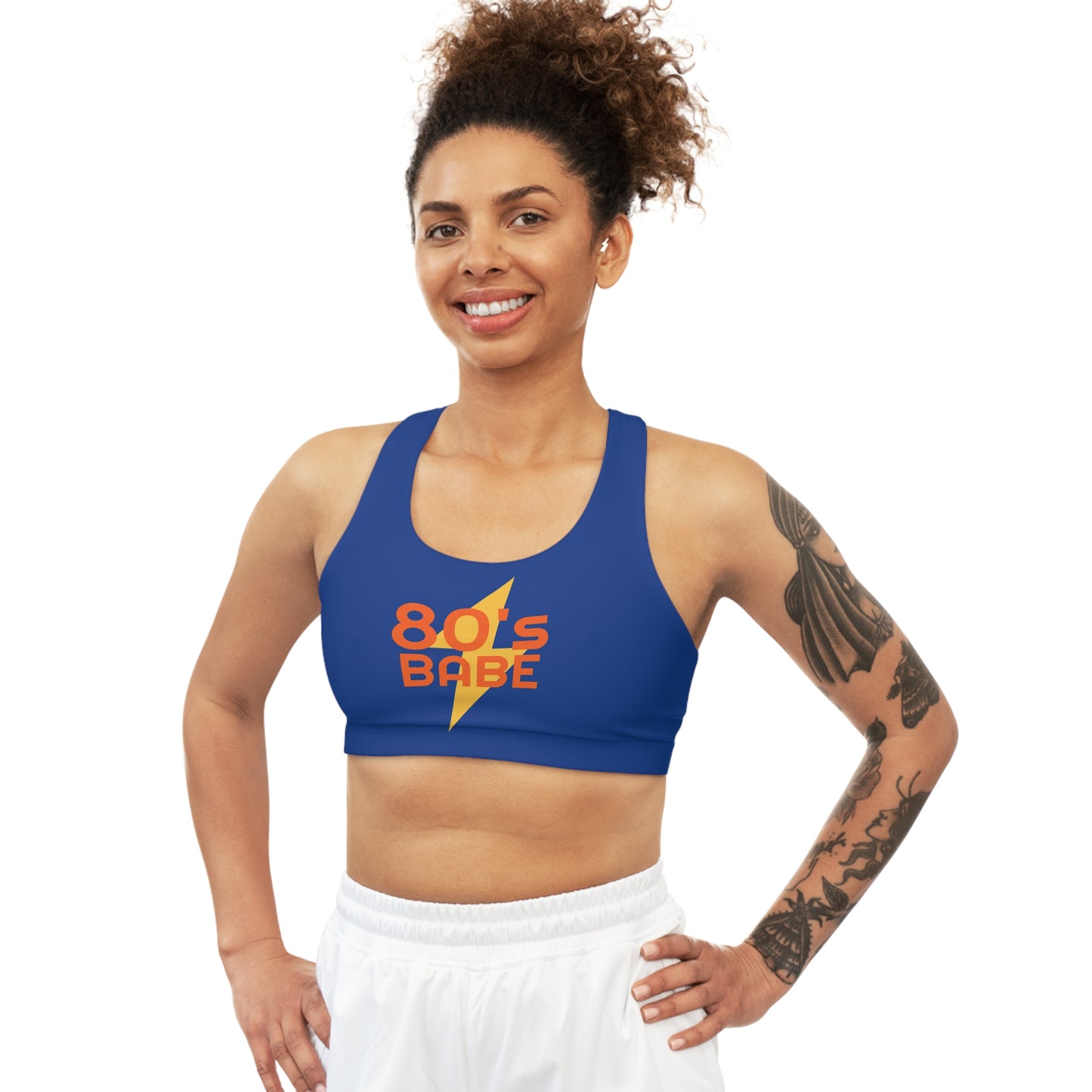 80's Workout Seamless Sports Bra