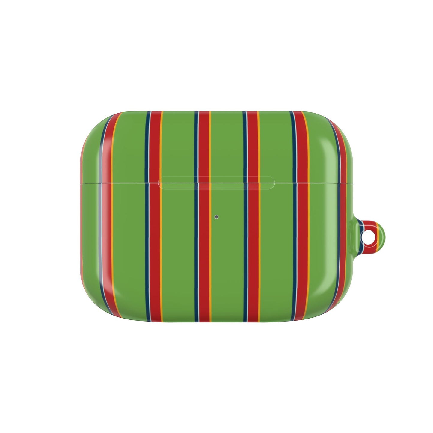 Holliday Striped AirPod Case - Green