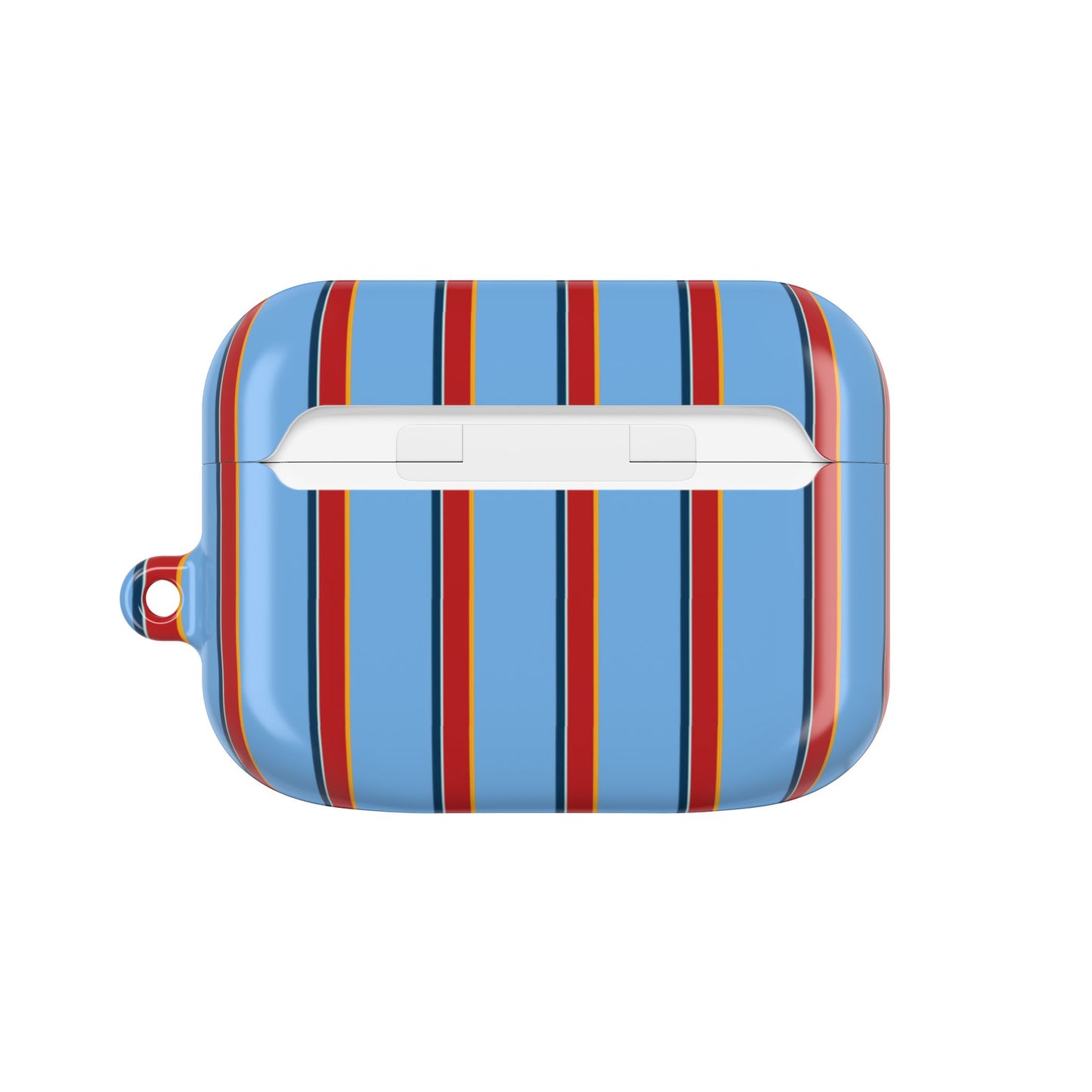 Holliday Striped AirPod Case - Blue