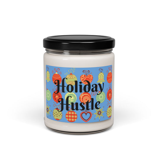 Holiday Hustle Christmas Warmth Soy Candle — 9oz Gym Vibe Scented Candle