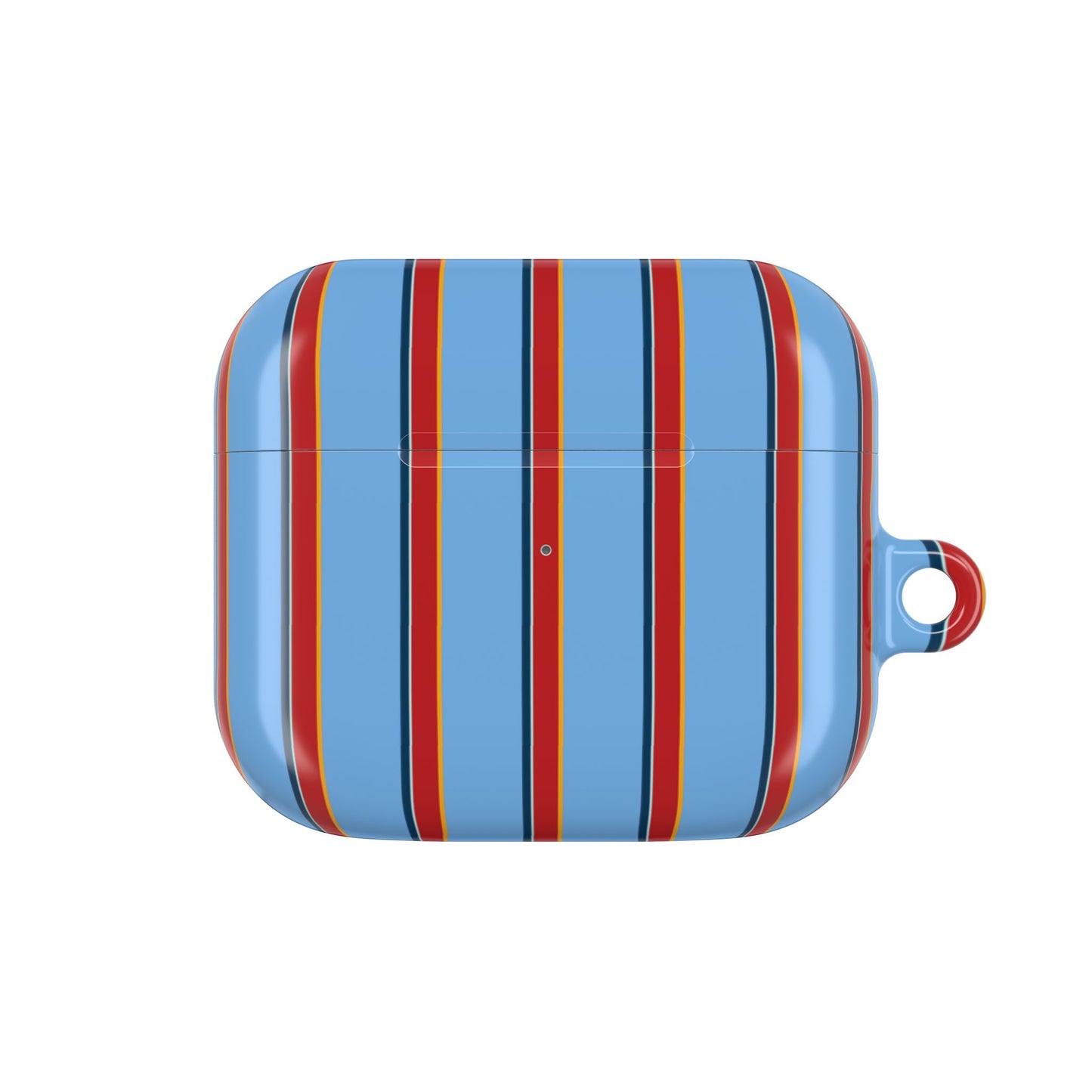 Holliday Striped AirPod Case - Blue