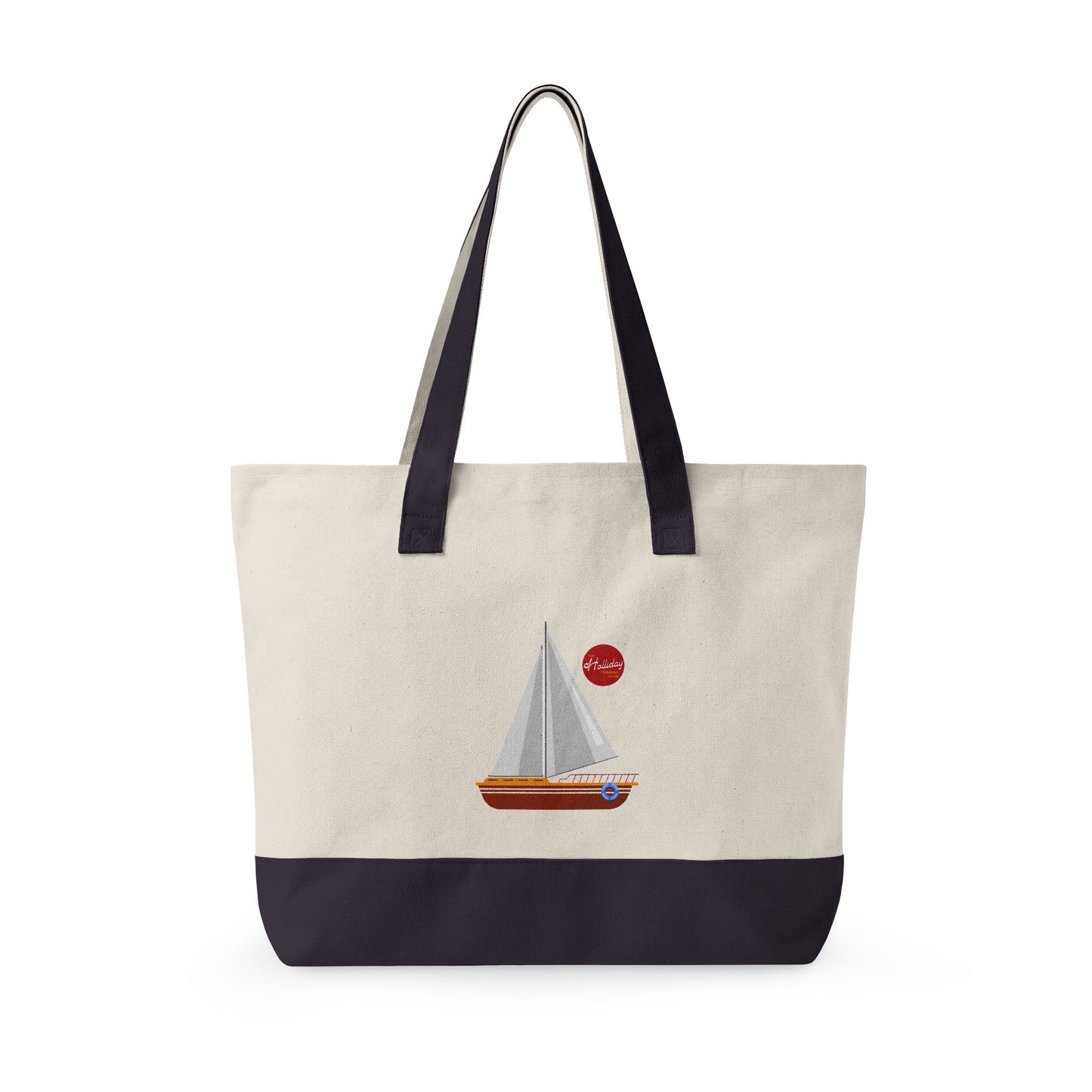 Charleston Harbor Zippered Canvas Tote — Holliday Training Club