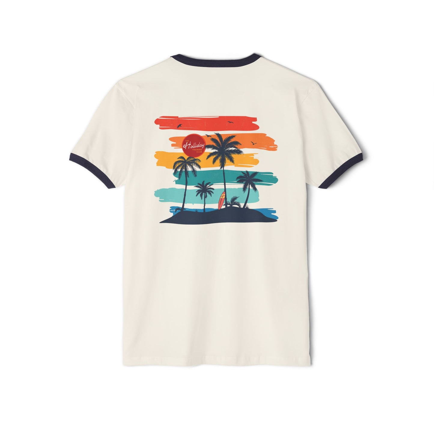 Holliday Island Vibes Athletic Ringer T-Shirt