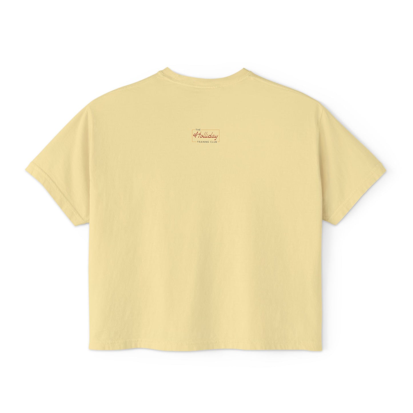 Lift Up Boxy Tee - Holliday Fitness Crop Top