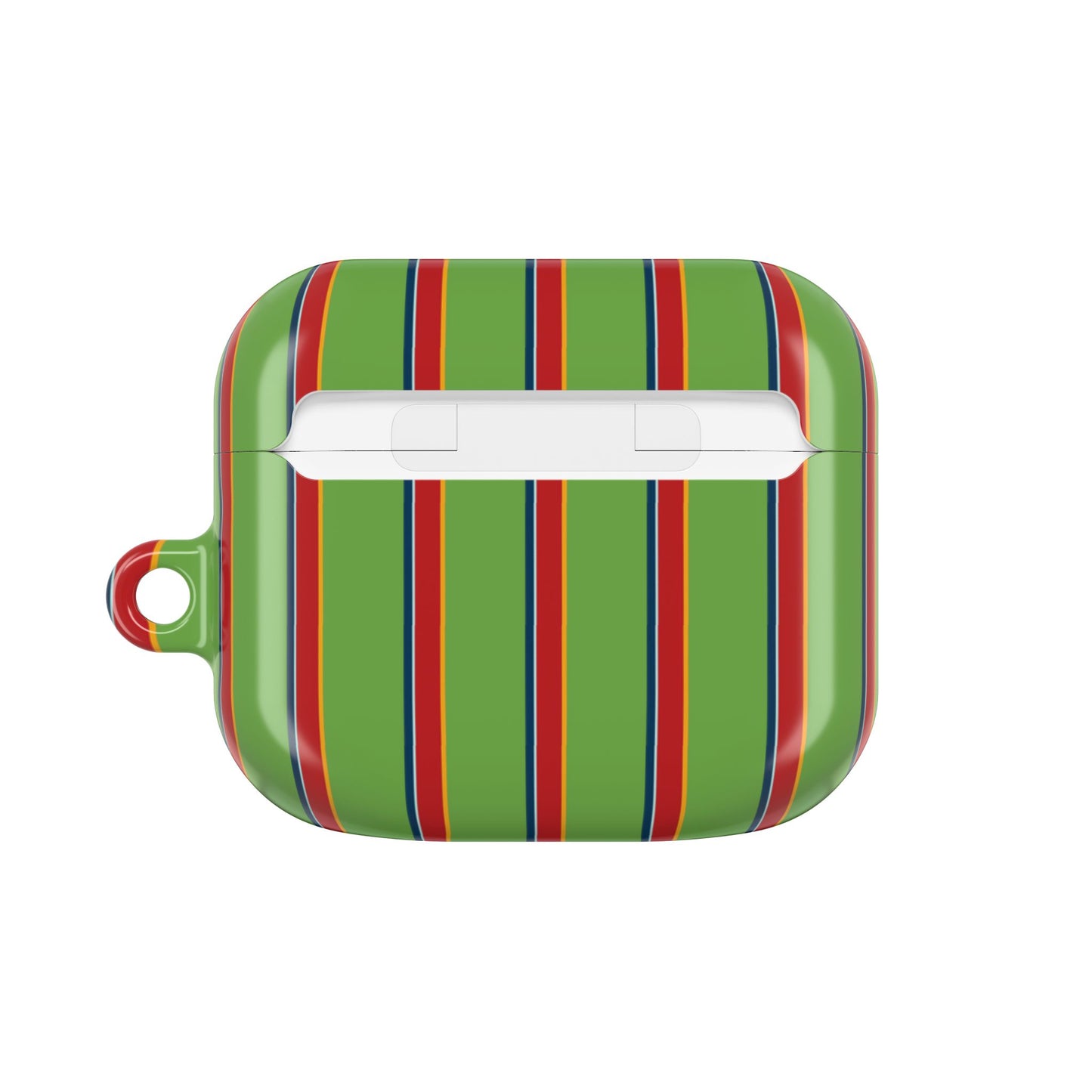 Holliday Striped AirPod Case - Green