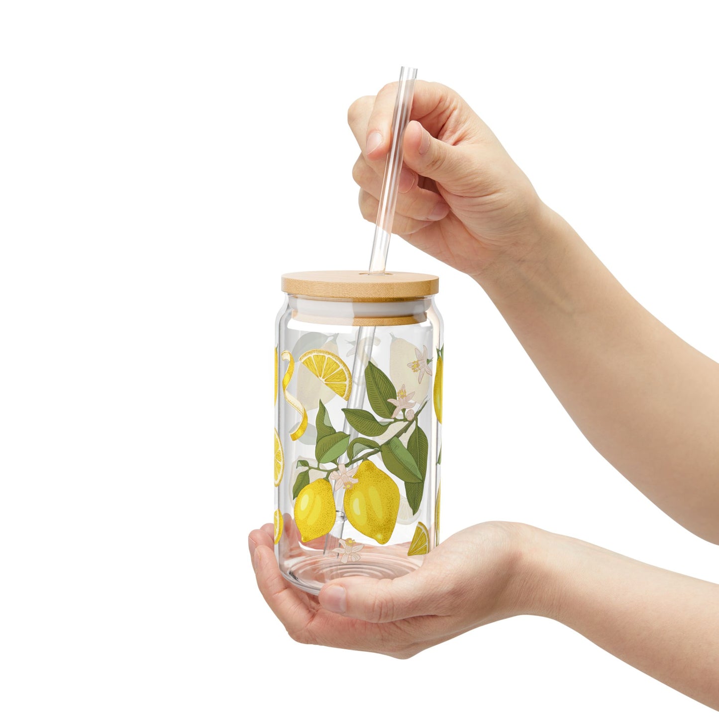 Lemon Sipper Glass — 16oz | LOWCOUNTRY | Hollidays