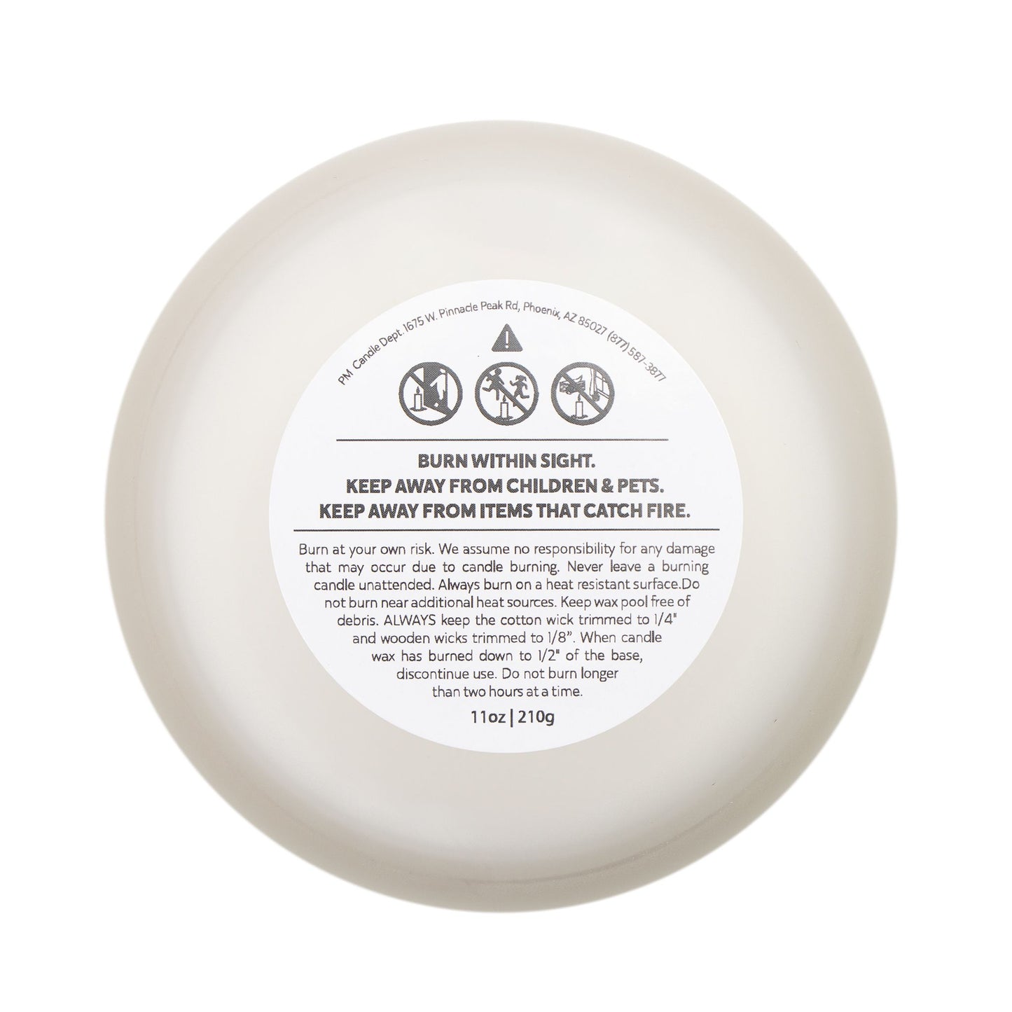 Adventure Balance Restore Frosted Glass Candle — Exhale:  Lavender Scent, 11oz