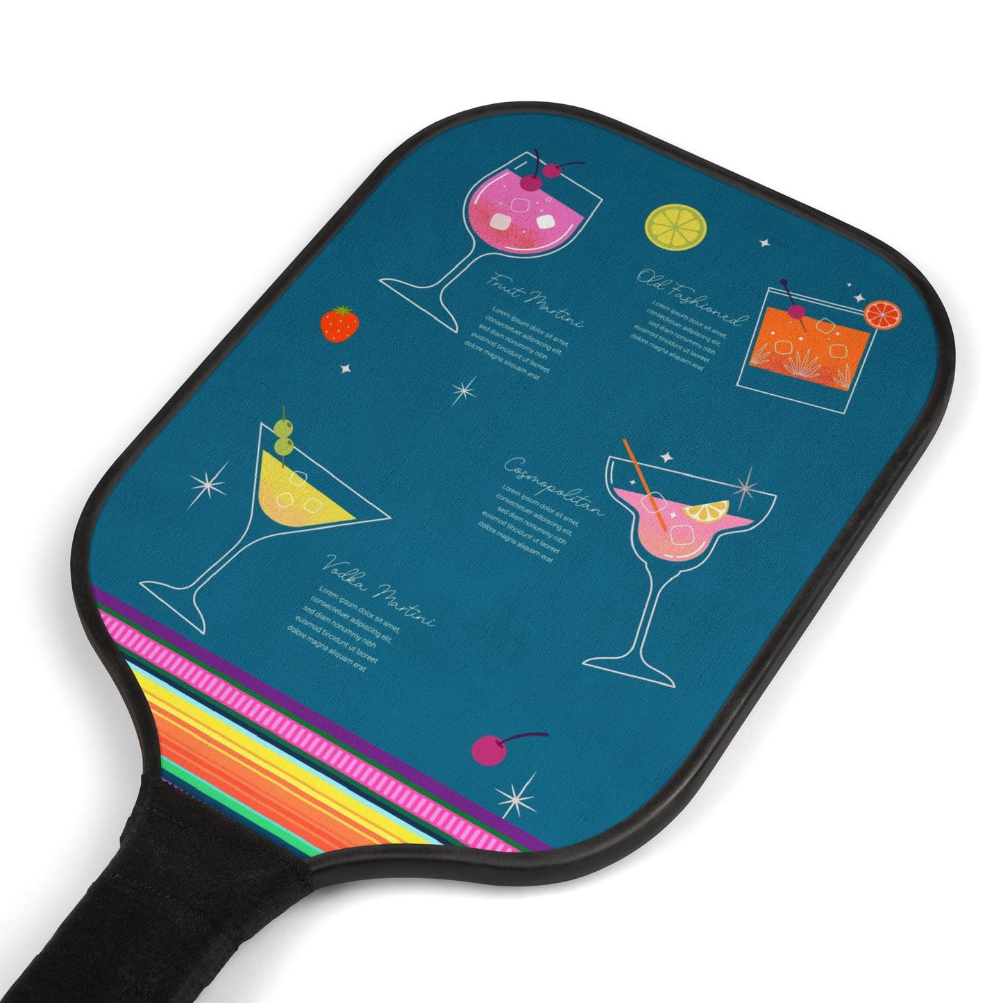 Bartender Pickleball Paddle Set – Complete Kit with Balls for Fun Outdoor Play