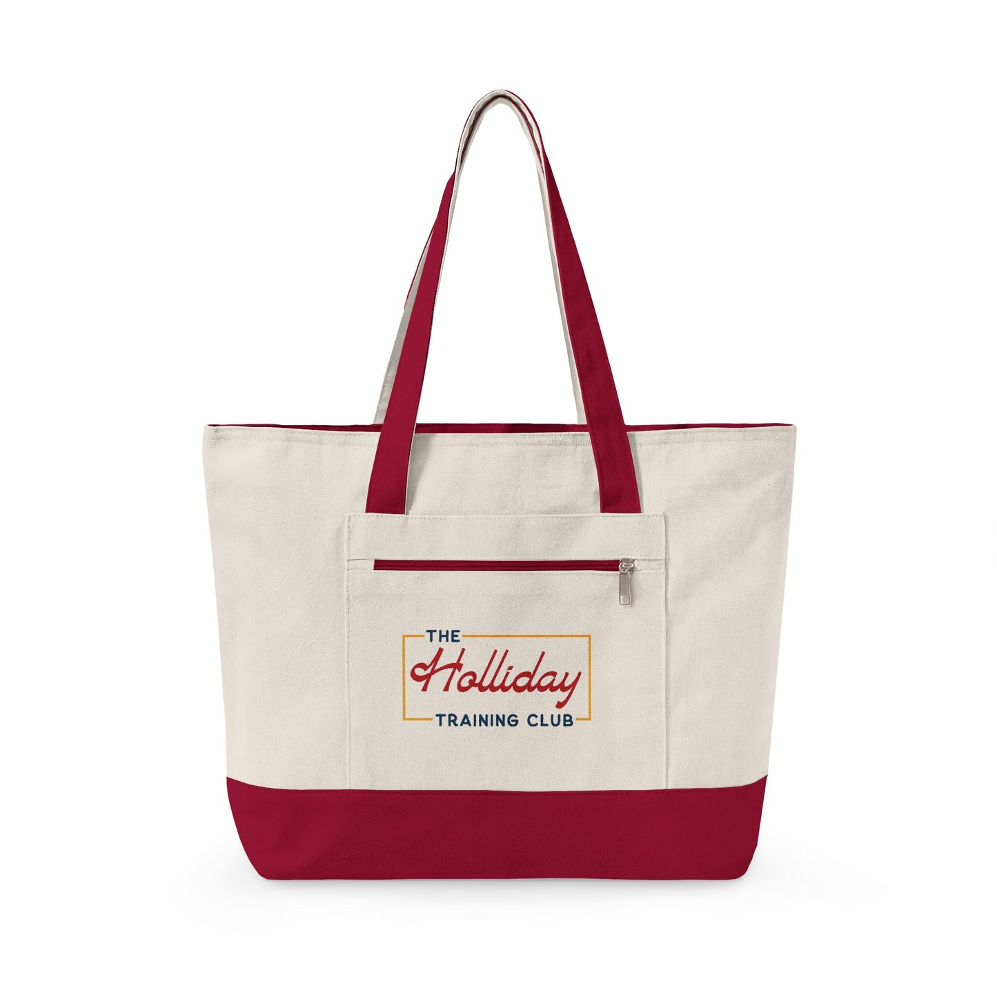 Charleston Harbor Zippered Canvas Tote — Holliday Training Club