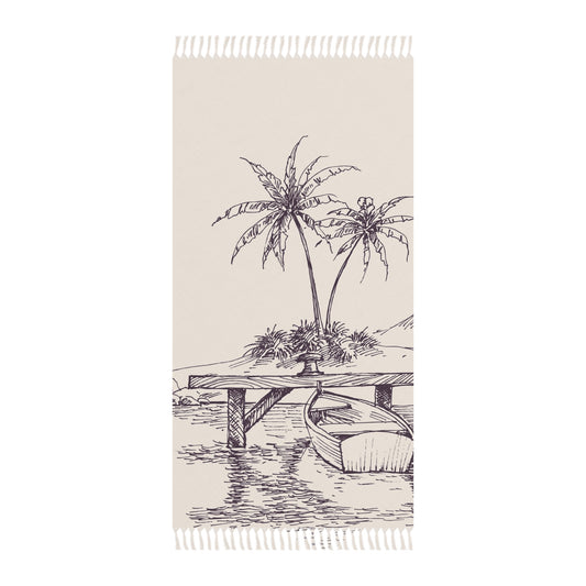 Boho Towel -  Natural Island Coastal Design Series III
