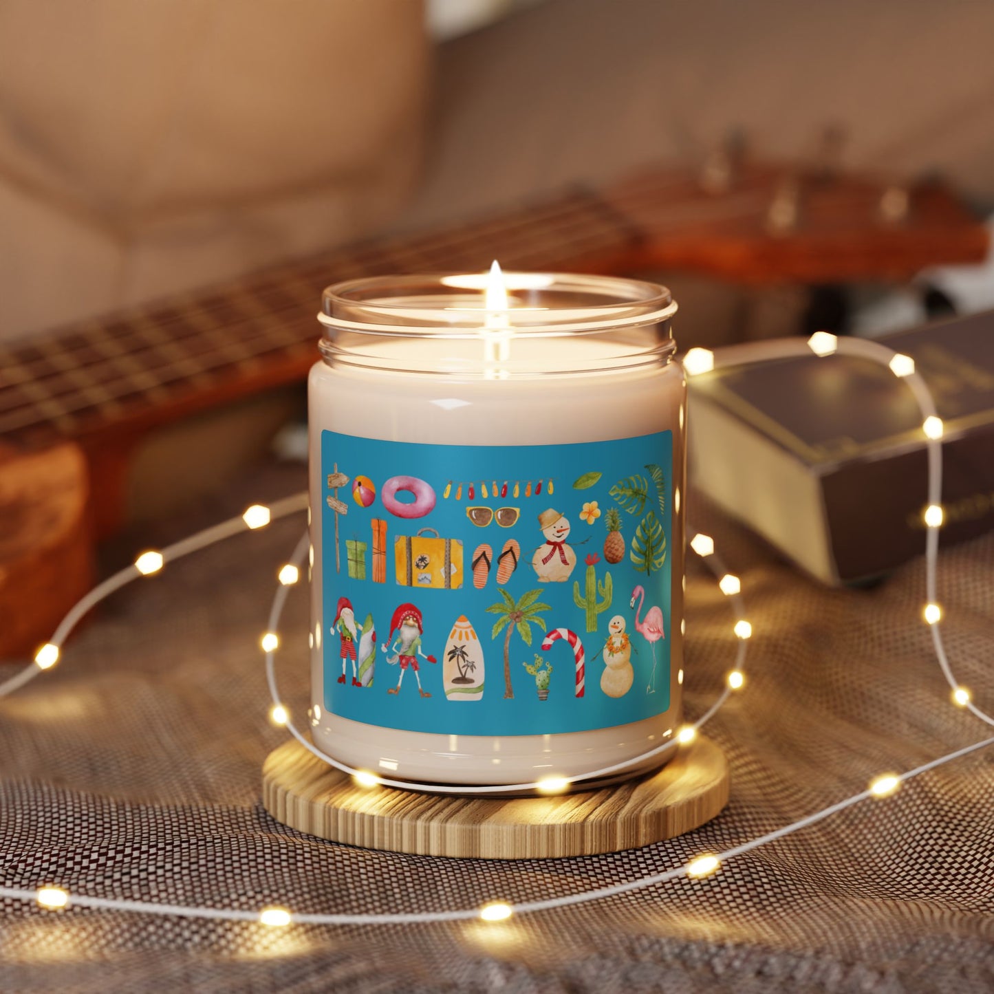 Island Christmas Candle - Scented Soy Candle