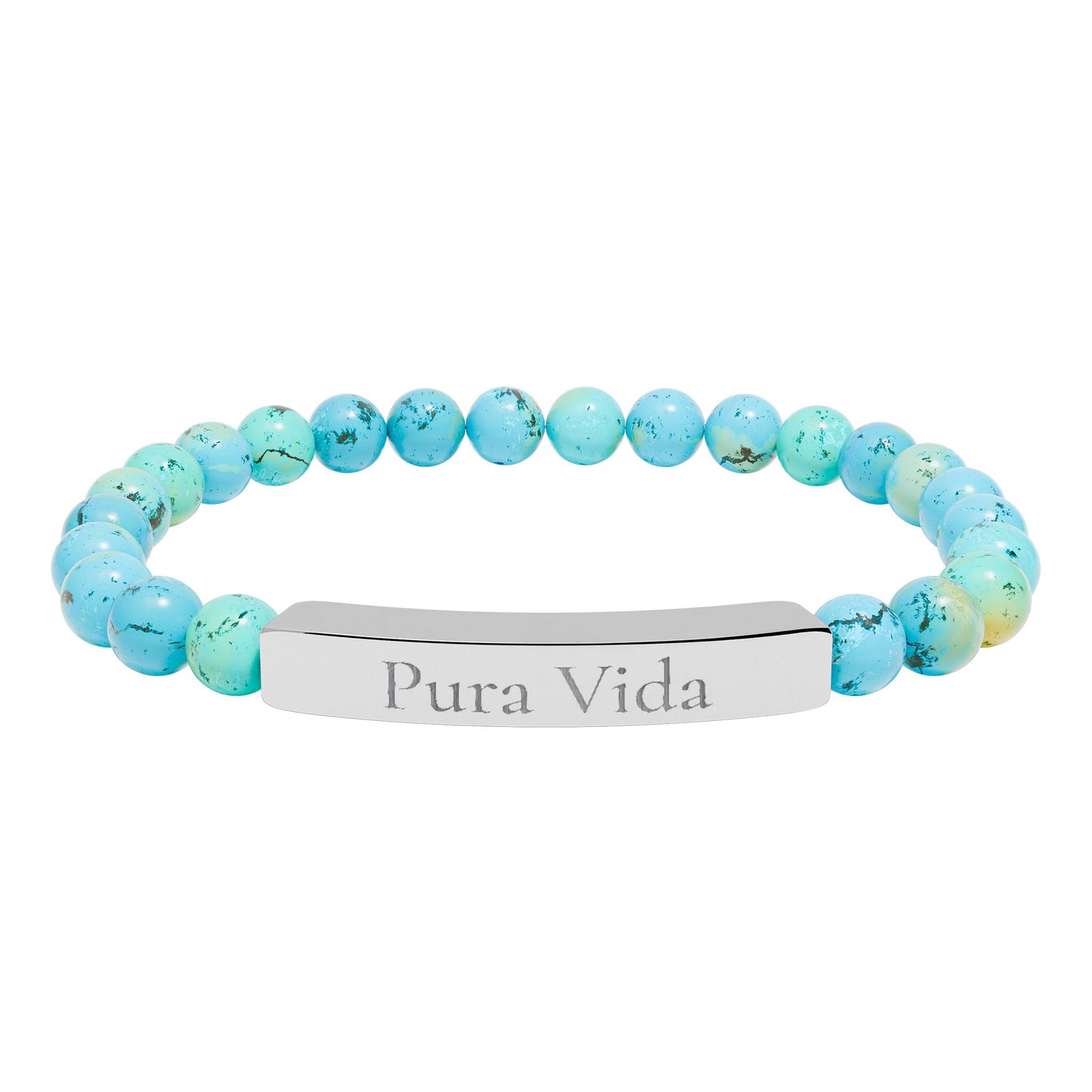 Pura Vida Natural Stone Stretch Bracelet | SALT COLLECTION | Hollidays