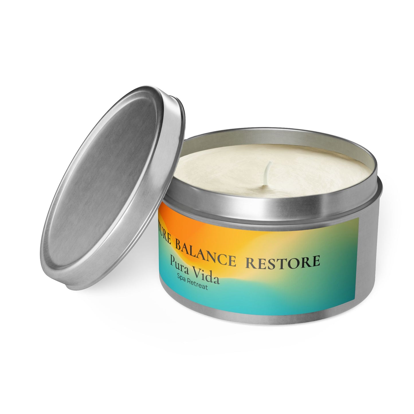 Adventure Balance Restore Travel Candle — Pura Vida: Spa Retreat Scent, 4oz