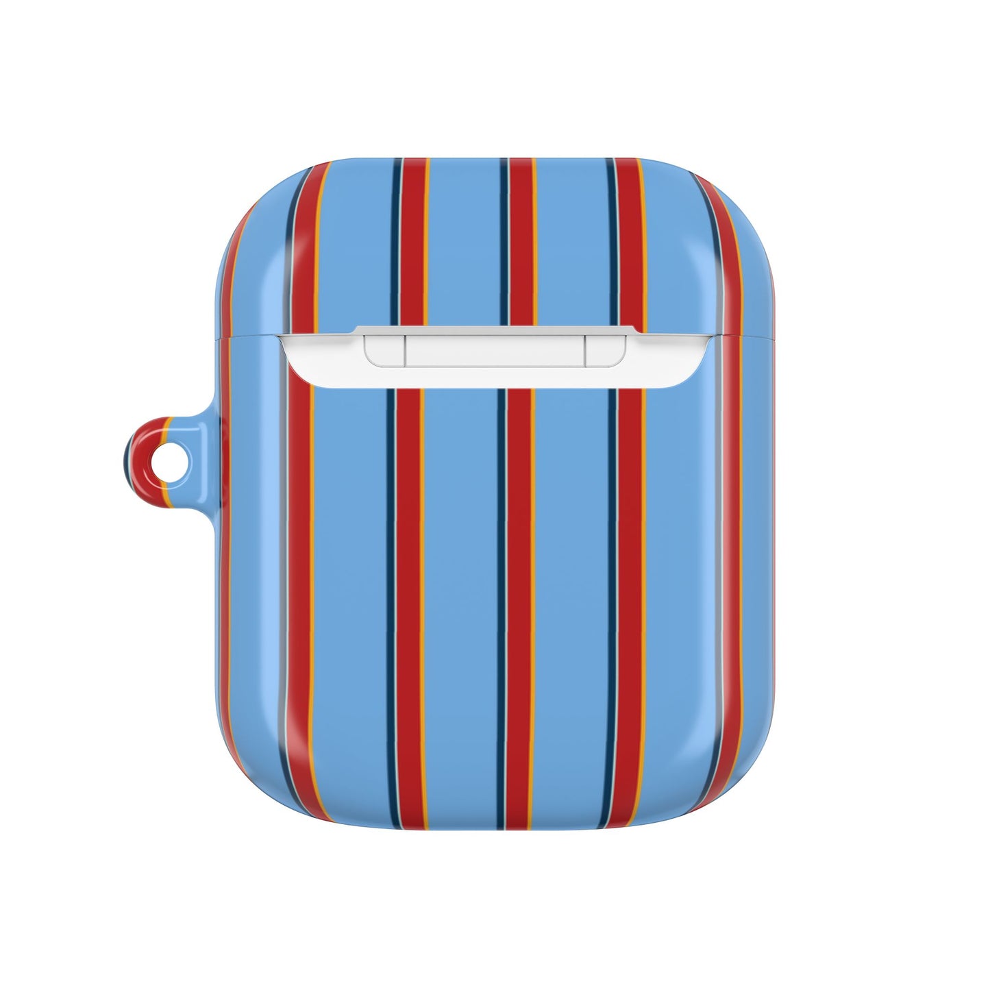 Holliday Striped AirPod Case - Blue