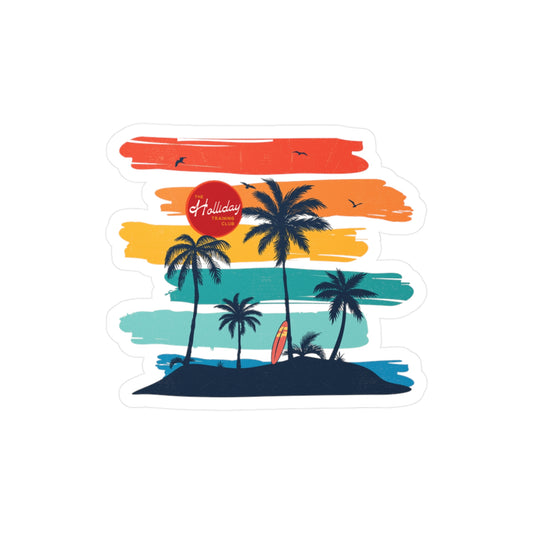 Holliday Island Vibe Kiss-Cut Vinyl Decals