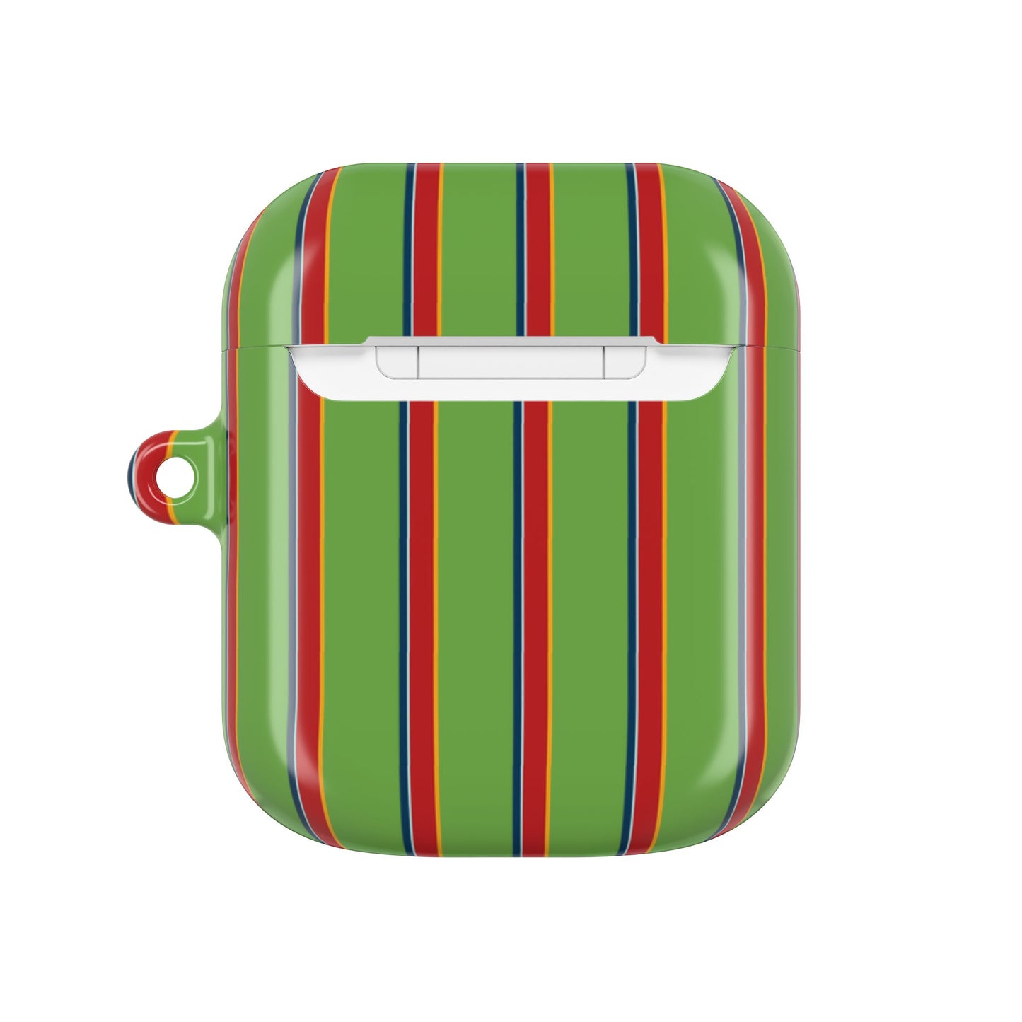 Holliday Striped AirPod Case - Green