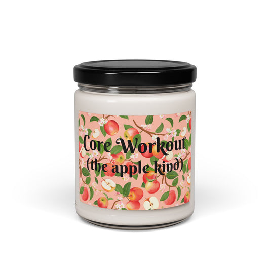 Core Workout Apple Harvest Soy Candle — 9oz Scented Candle