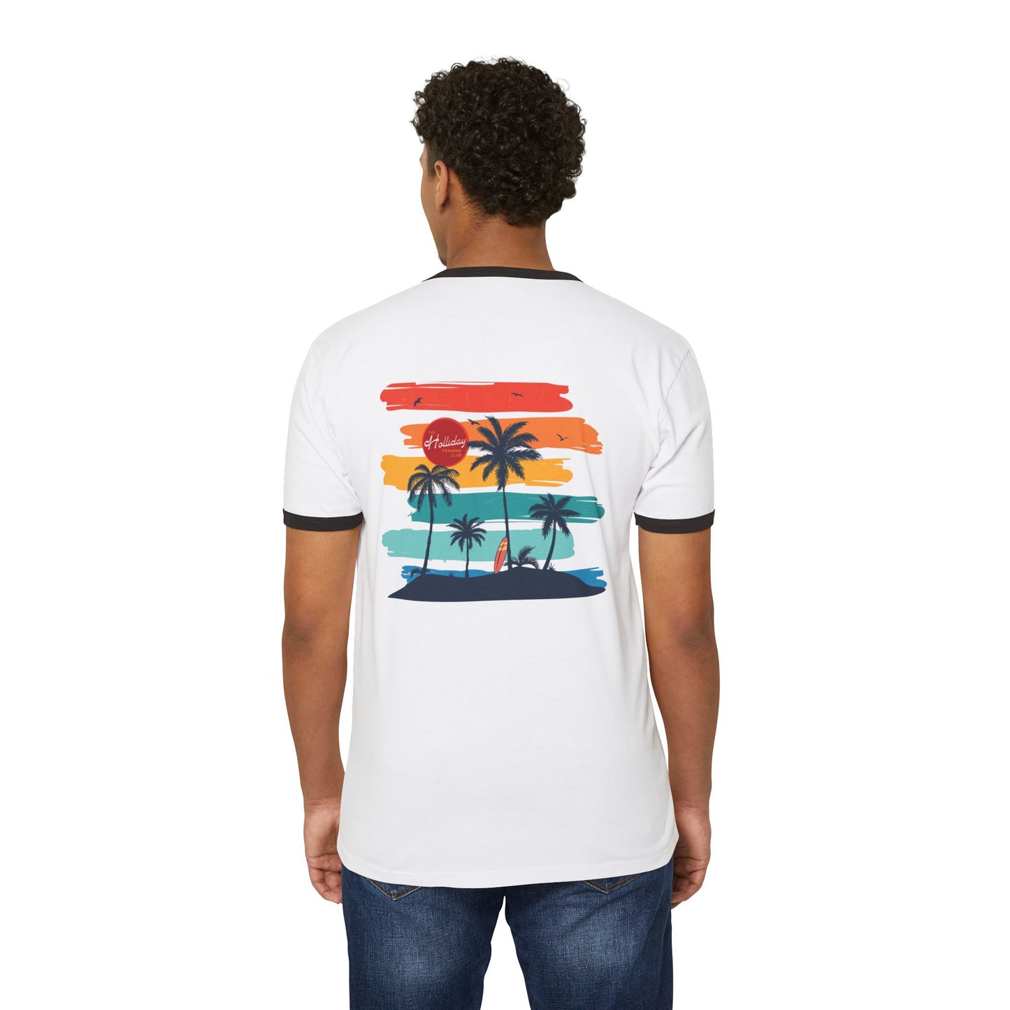 Holliday Island Vibes Athletic Ringer T-Shirt