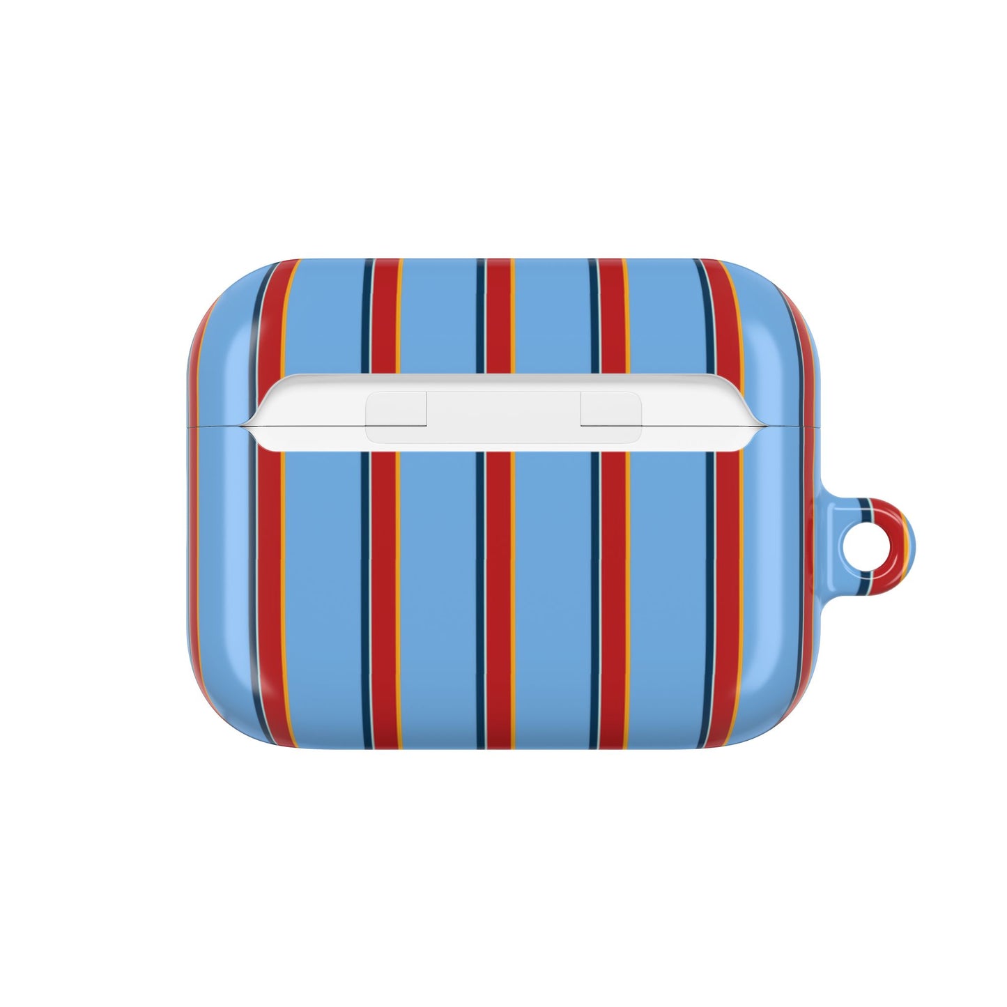 Holliday Striped AirPod Case - Blue