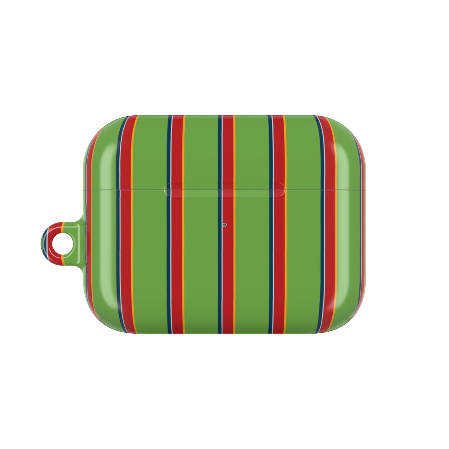 Holliday Striped AirPod Case - Green