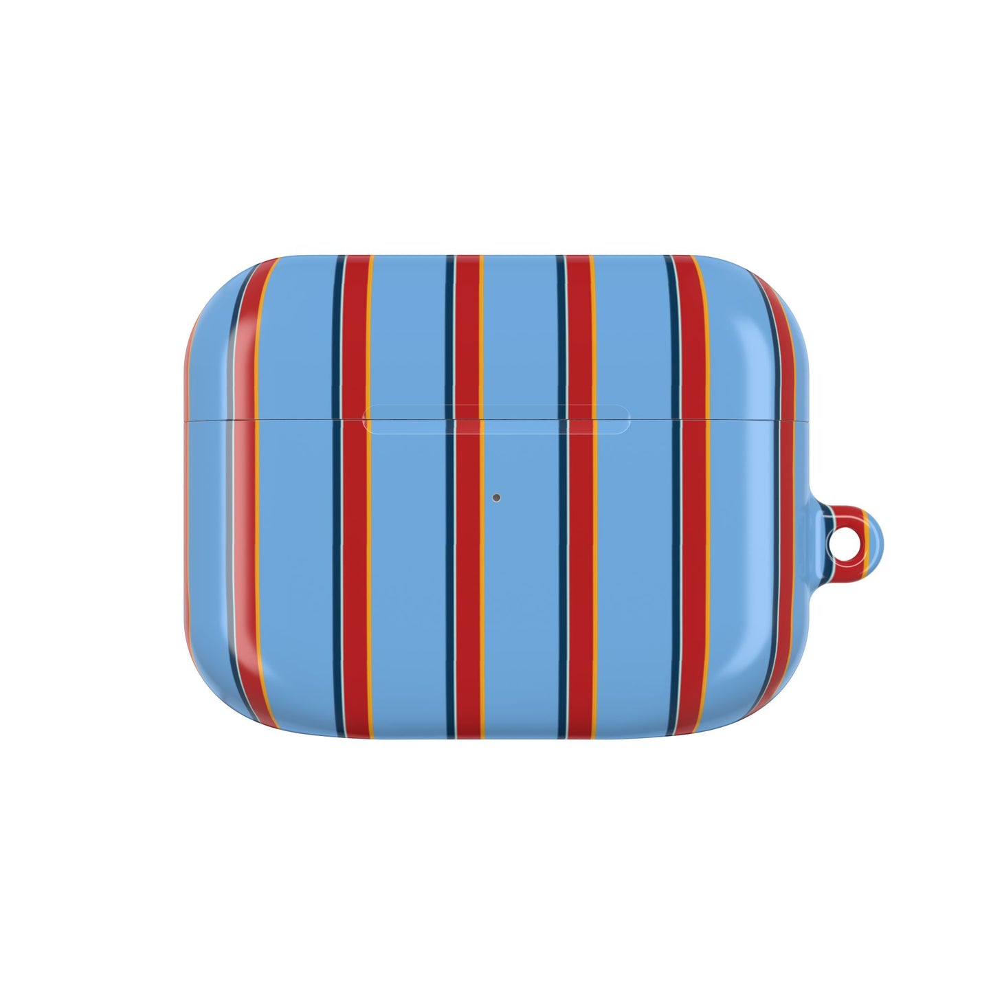 Holliday Striped AirPod Case - Blue