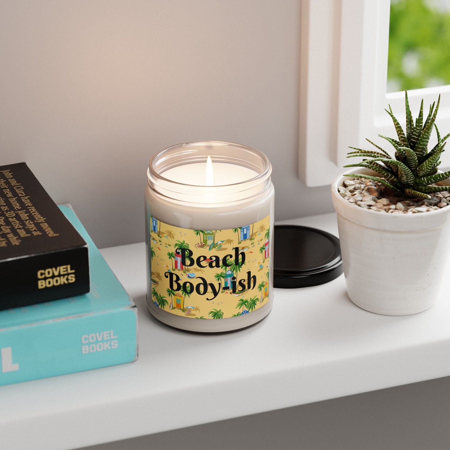 Beach Body-ish Soy Candle — Sea Salt & Orchid Scent (9 oz)