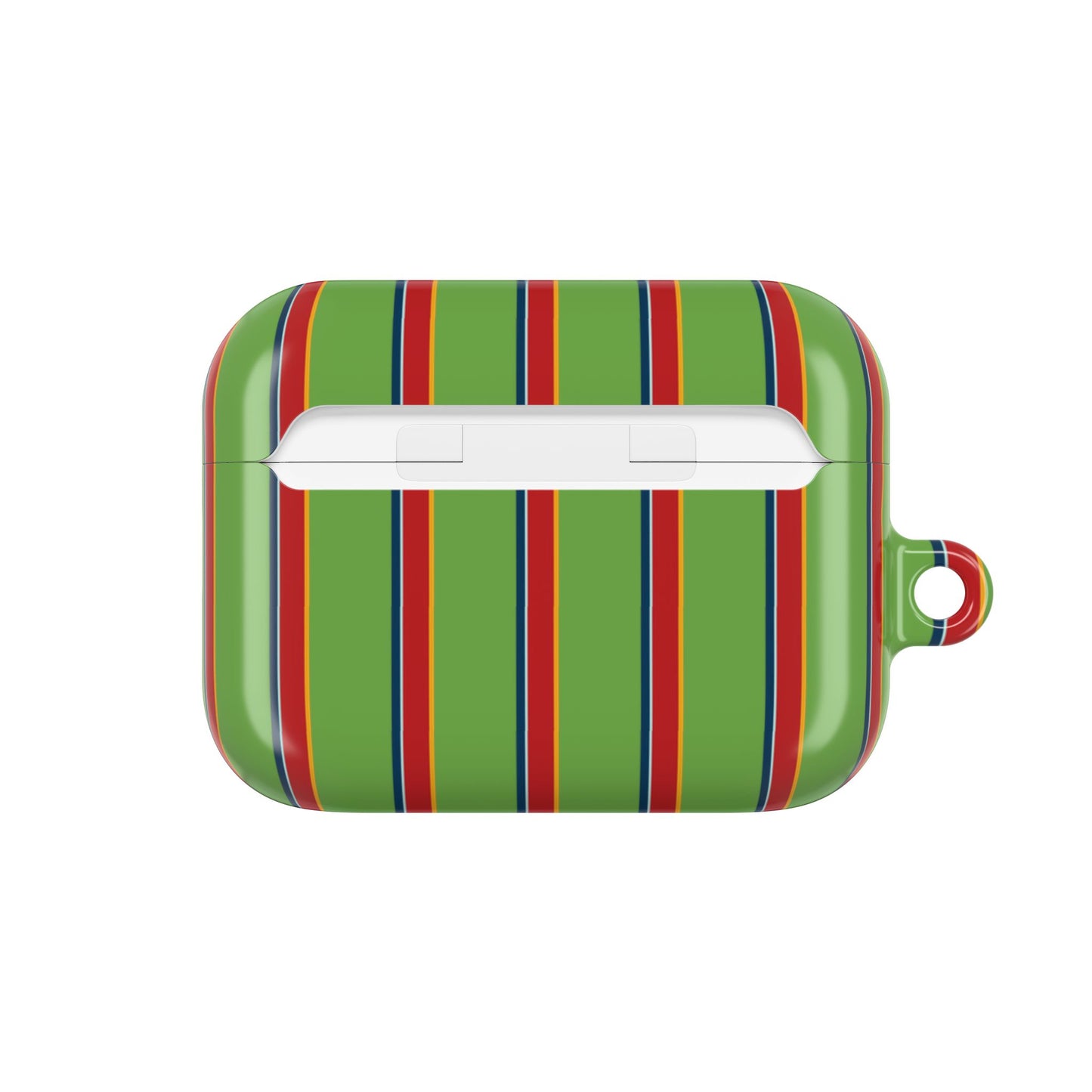 Holliday Striped AirPod Case - Green