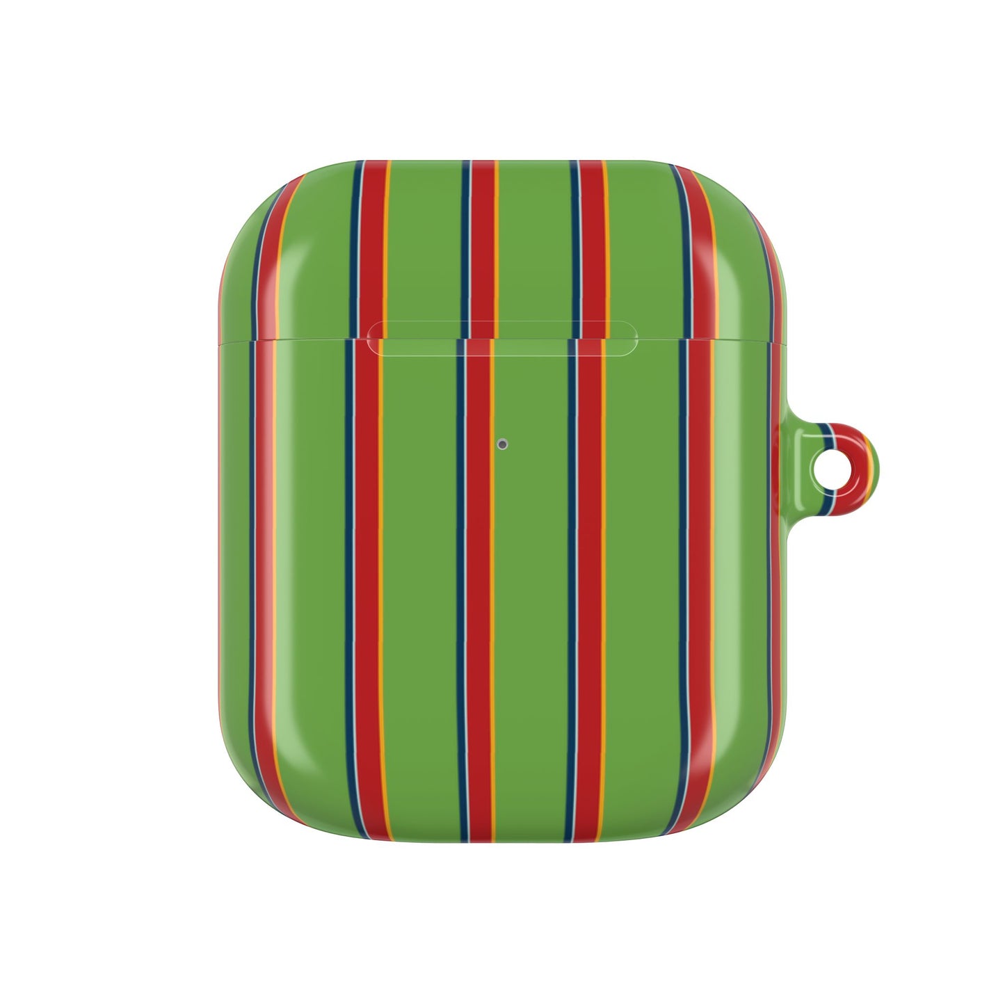 Holliday Striped AirPod Case - Green