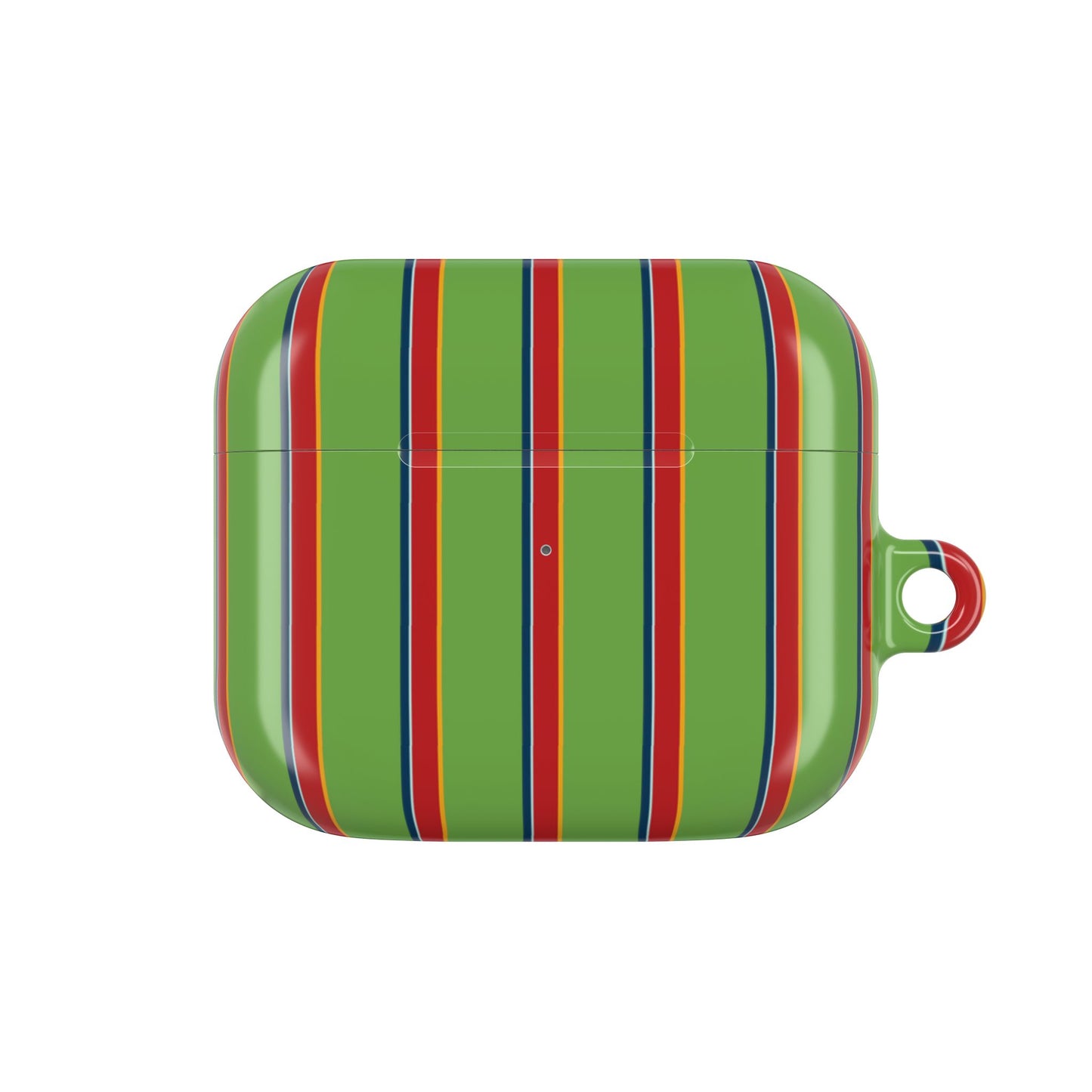 Holliday Striped AirPod Case - Green