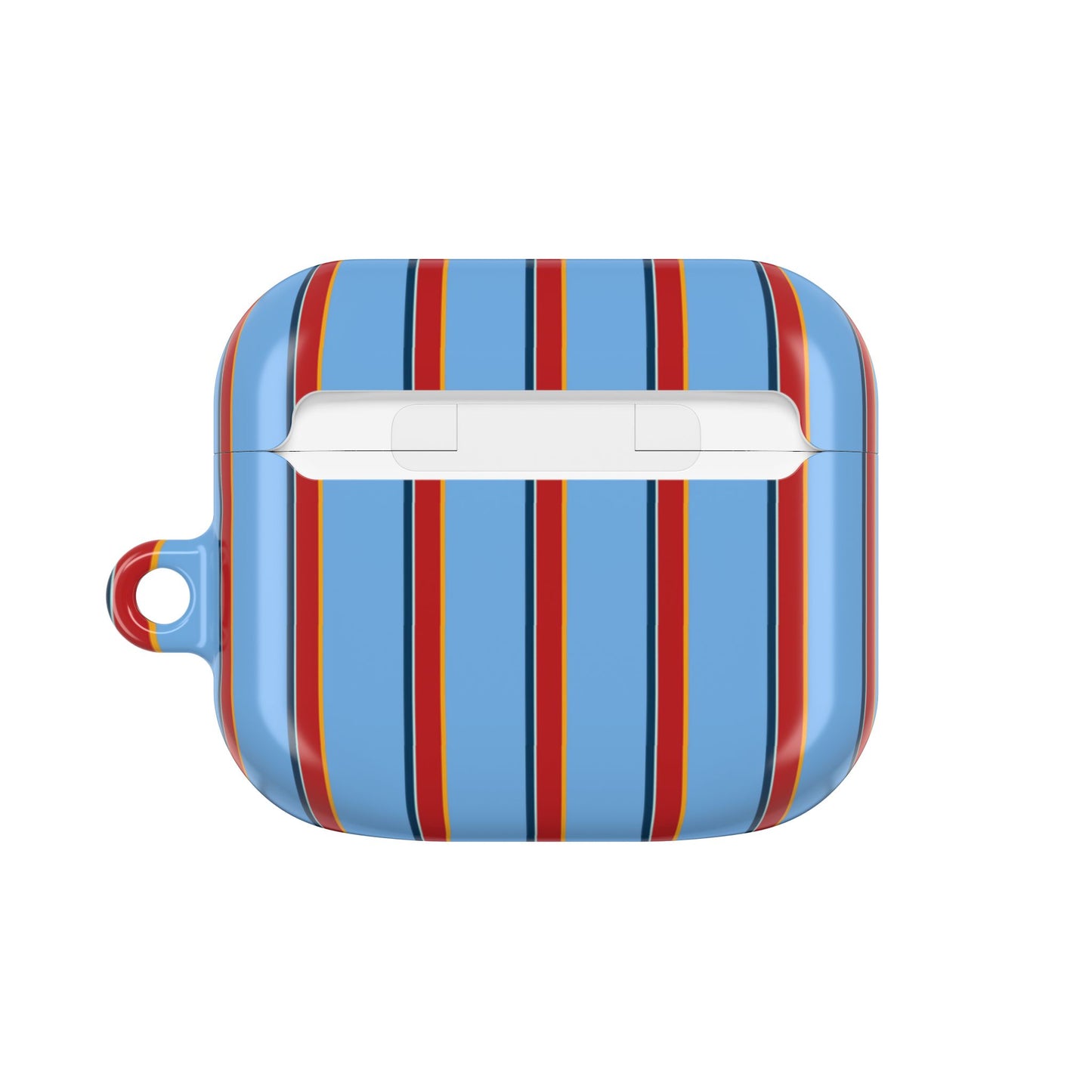Holliday Striped AirPod Case - Blue