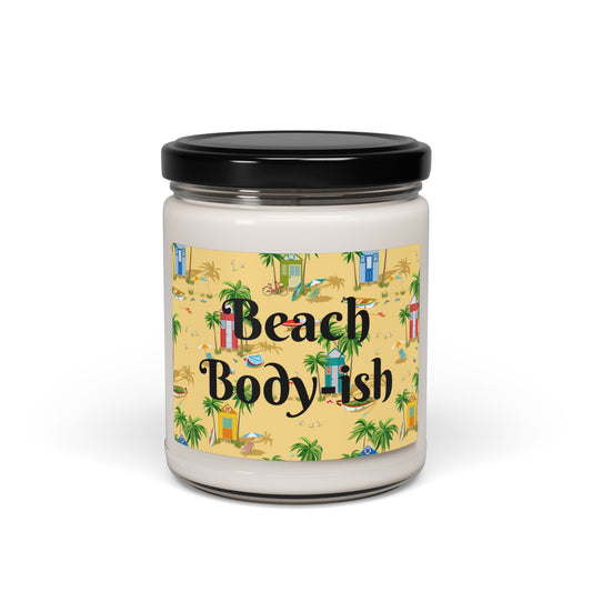 Beach Body-ish Soy Candle — Sea Salt & Orchid Scent (9 oz)