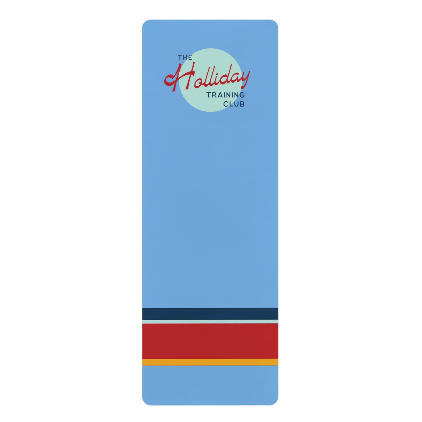 Vintage Holliday Rubber Yoga Mat - Perfect for Fitness Lovers and Yoga Enthusiasts